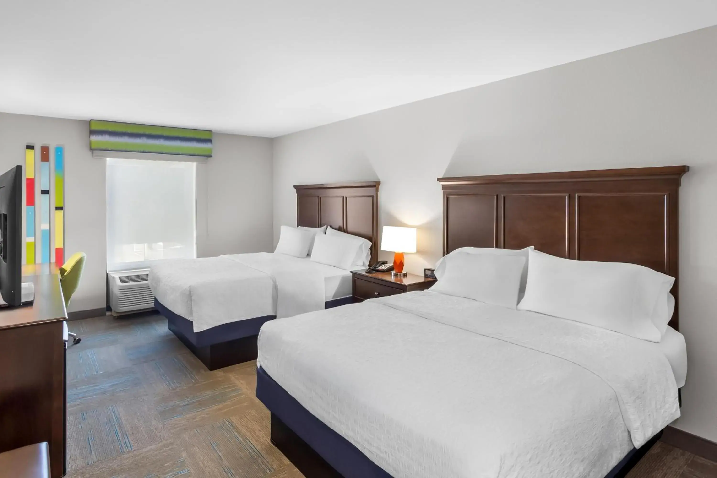 Room with Two Queen Beds - Non-Smoking in Hampton Inn University Area, Huntington, Wv Room with Two Queen Beds - Non-Smoking in Hampton Inn University Area, Huntington, Wv