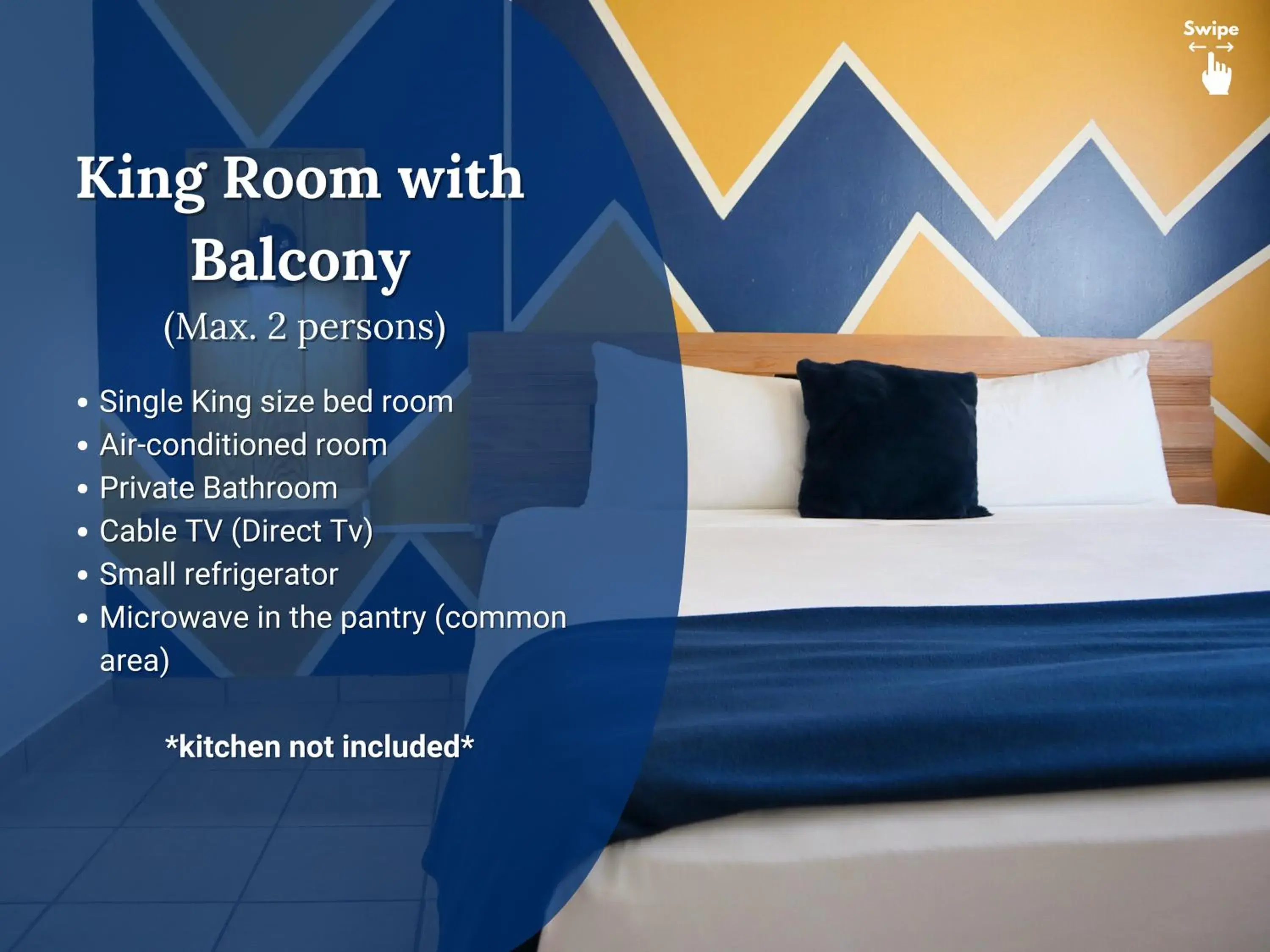 King Room with Balcony in West Coast Inn's King Room with Balcony in West Coast Inn's