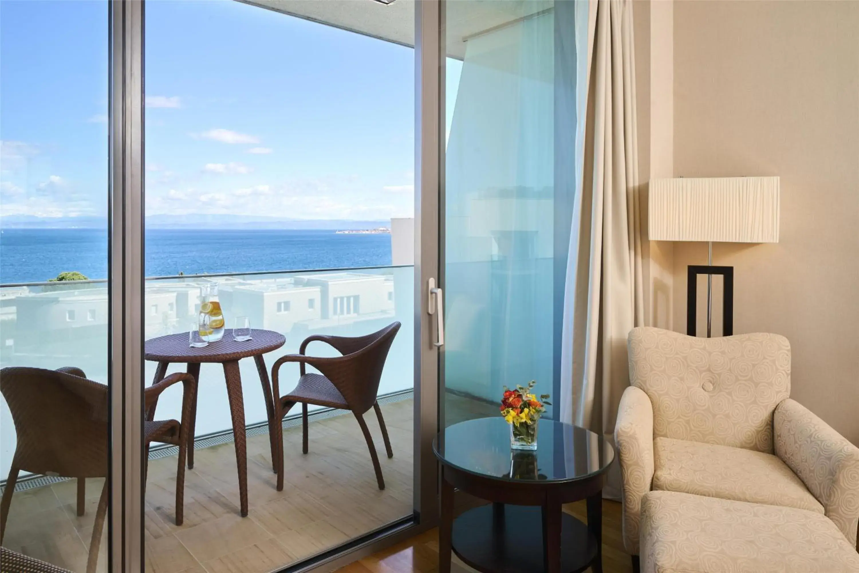 Deluxe Seafront View Room in Kempinski Hotel Adriatic Istria Croatia Deluxe Seafront View Room in Kempinski Hotel Adriatic Istria Croatia