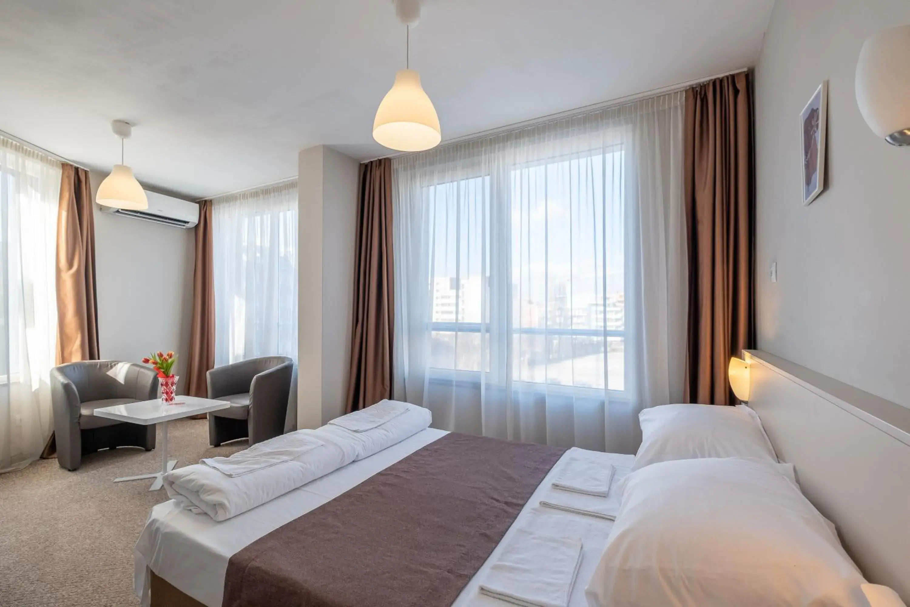 Qudruple Room with Terrace in Blue Label Apart House Qudruple Room with Terrace in Blue Label Apart House