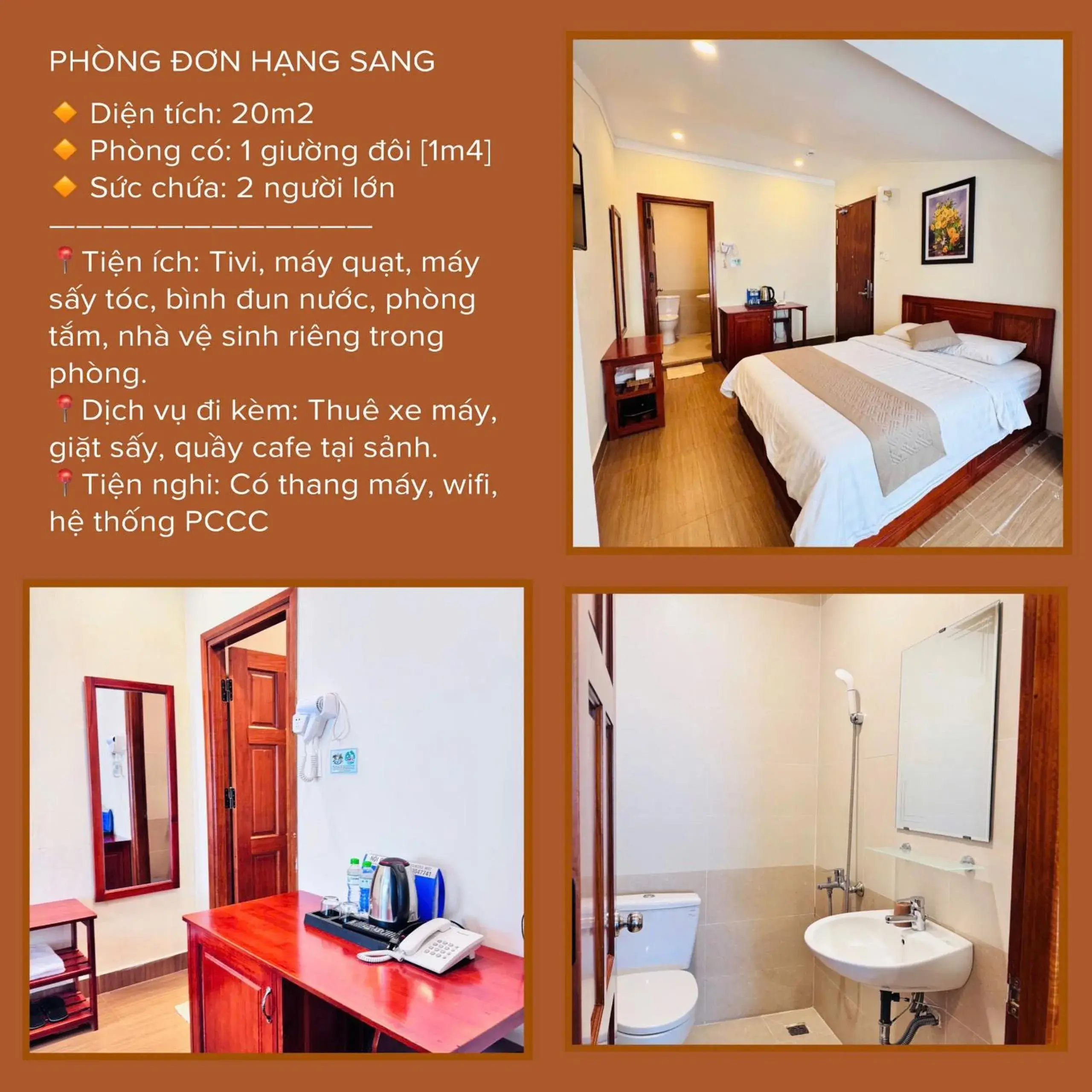 Deluxe Double Room with Big Window - single occupancy in Nam Xuan Premium Hotel Deluxe Double Room with Big Window - single occupancy in Nam Xuan Premium Hotel