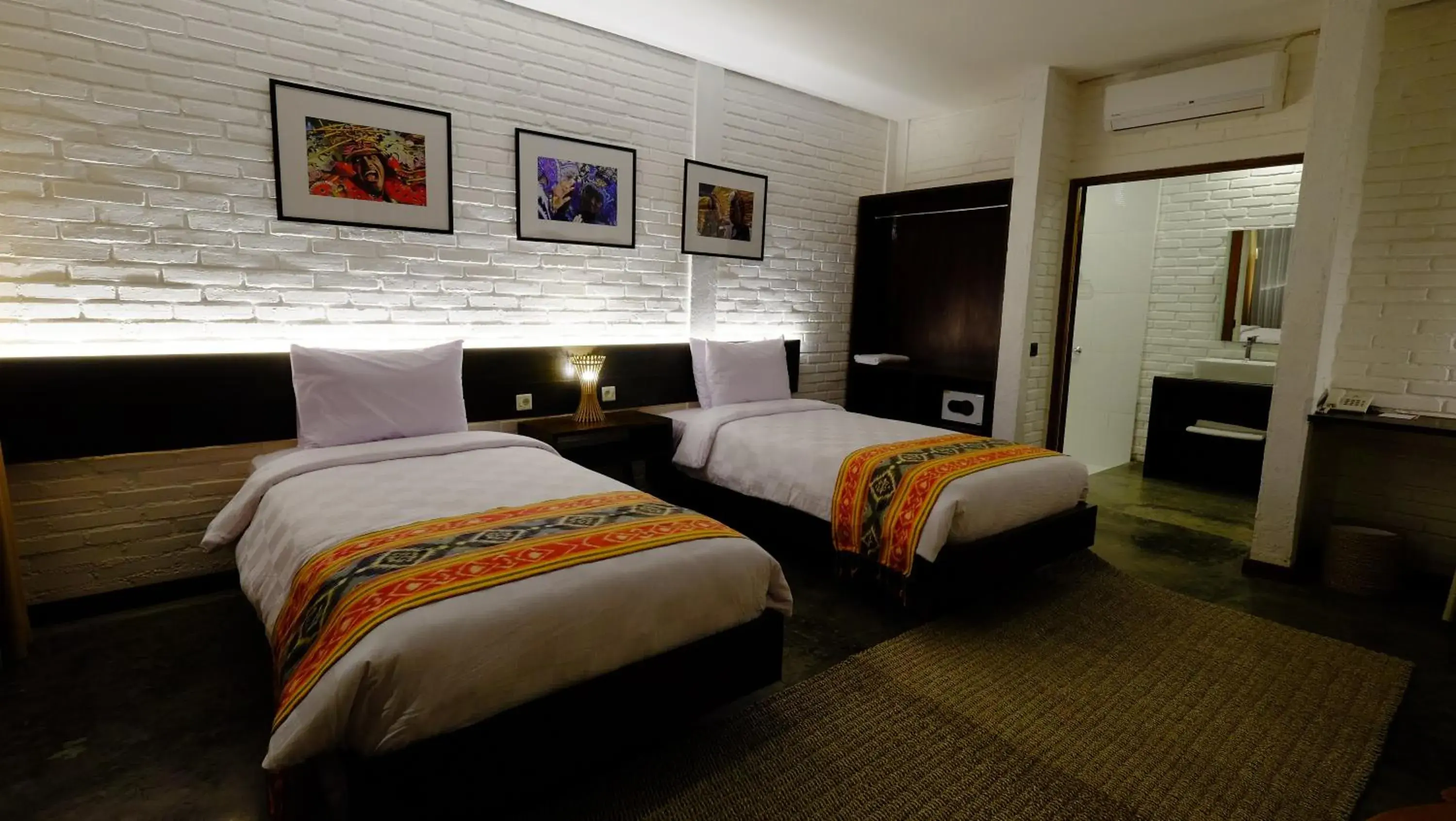 Twin Room with Pool View in Shankara Borobudur Twin Room with Pool View in Shankara Borobudur