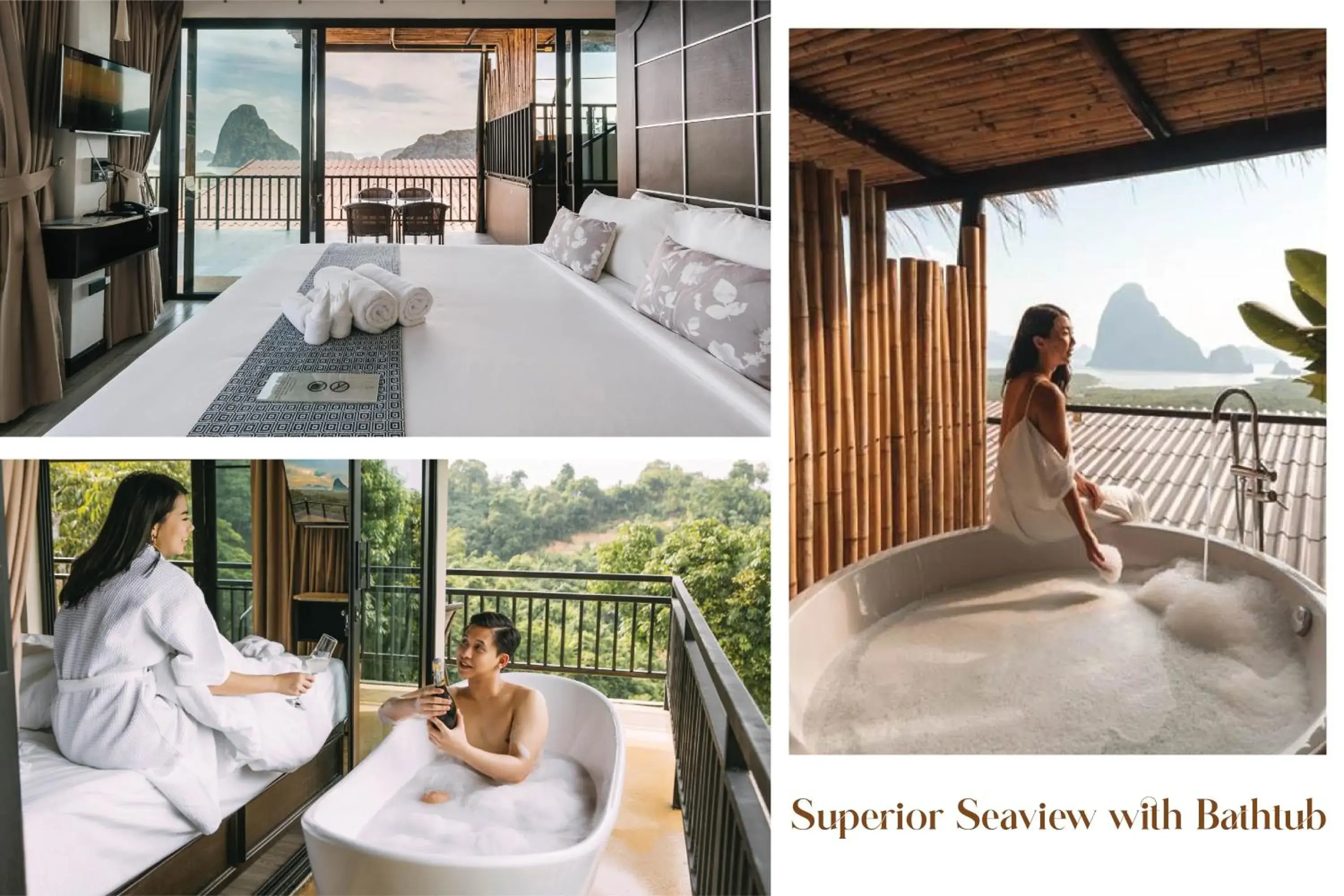 Superior Seaview with Bathtub in Sametnangshe Boutique Superior Seaview with Bathtub in Sametnangshe Boutique