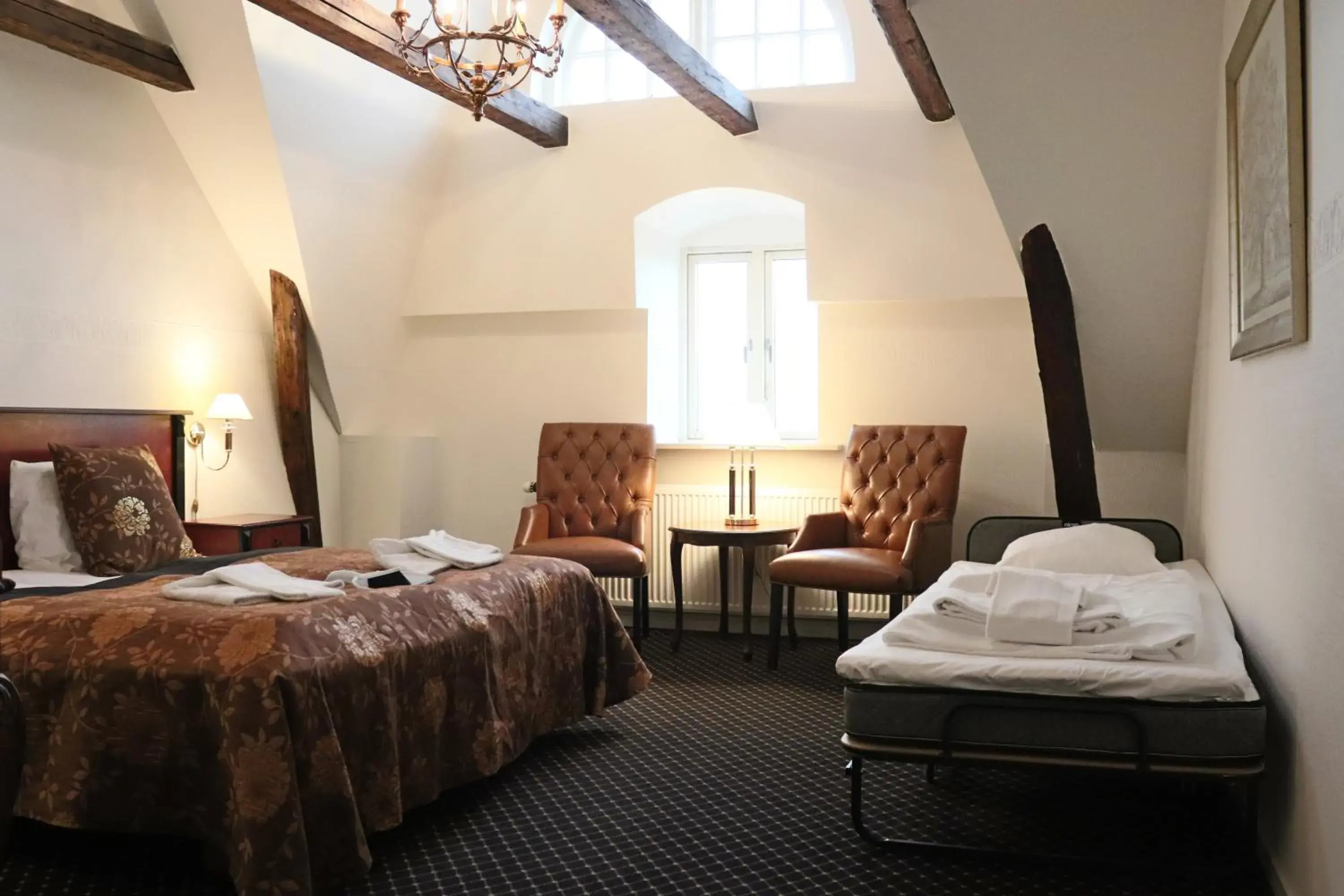 Triple Room in Milling Hotel Saxildhus Triple Room in Milling Hotel Saxildhus