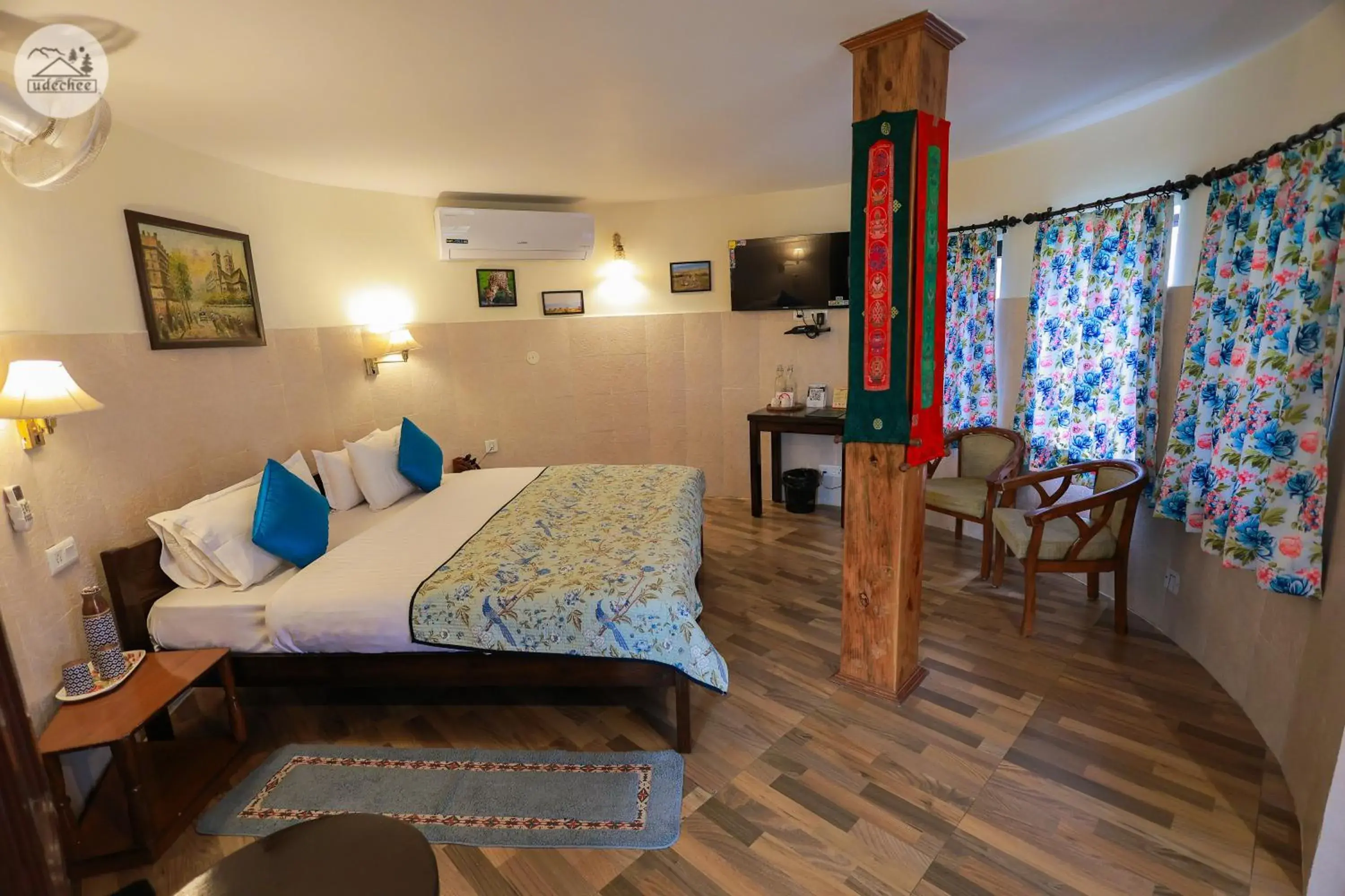 Standard Double Room in Hotel Udechee Huts, McLeod Ganj Standard Double Room in Hotel Udechee Huts, McLeod Ganj
