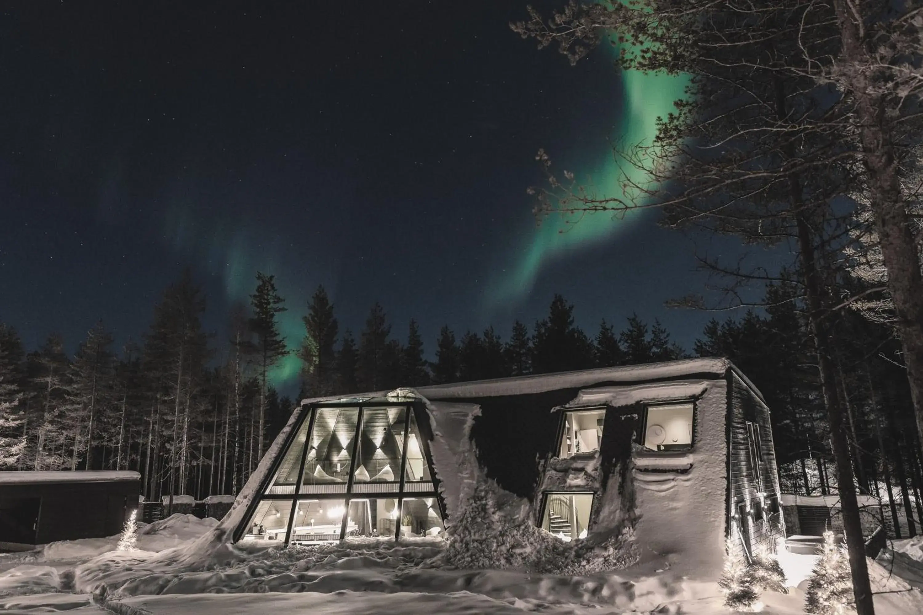 Premium Lodge in Glass Resort Premium Lodge in Glass Resort