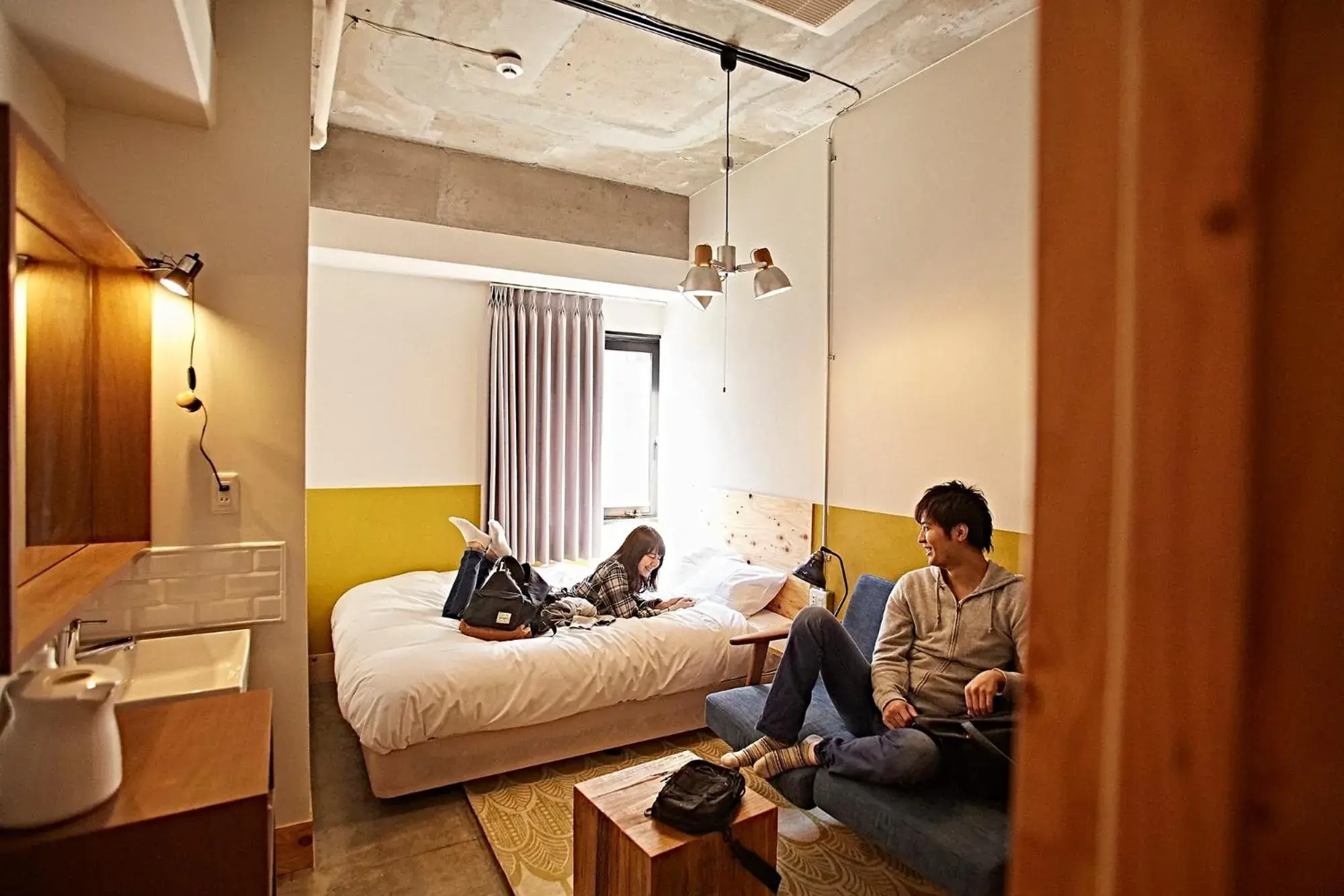 Double Room with Shared Bathroom in Wise Owl Hostels Shibuya Double Room with Shared Bathroom in Wise Owl Hostels Shibuya