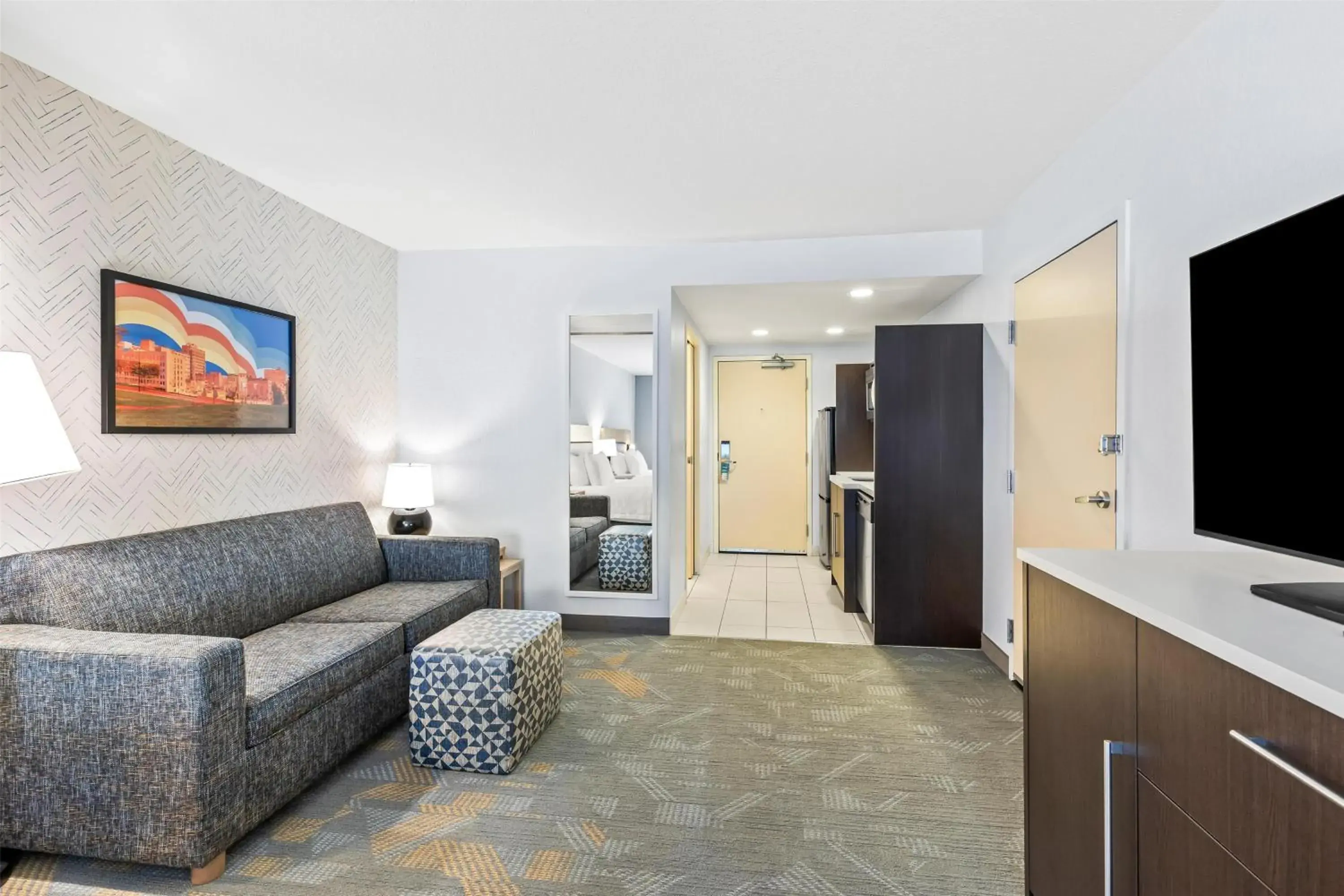 Queen Studio with Two Queen Beds - Non-Smoking in Home2 Suites By Hilton Youngstown Queen Studio with Two Queen Beds - Non-Smoking in Home2 Suites By Hilton Youngstown