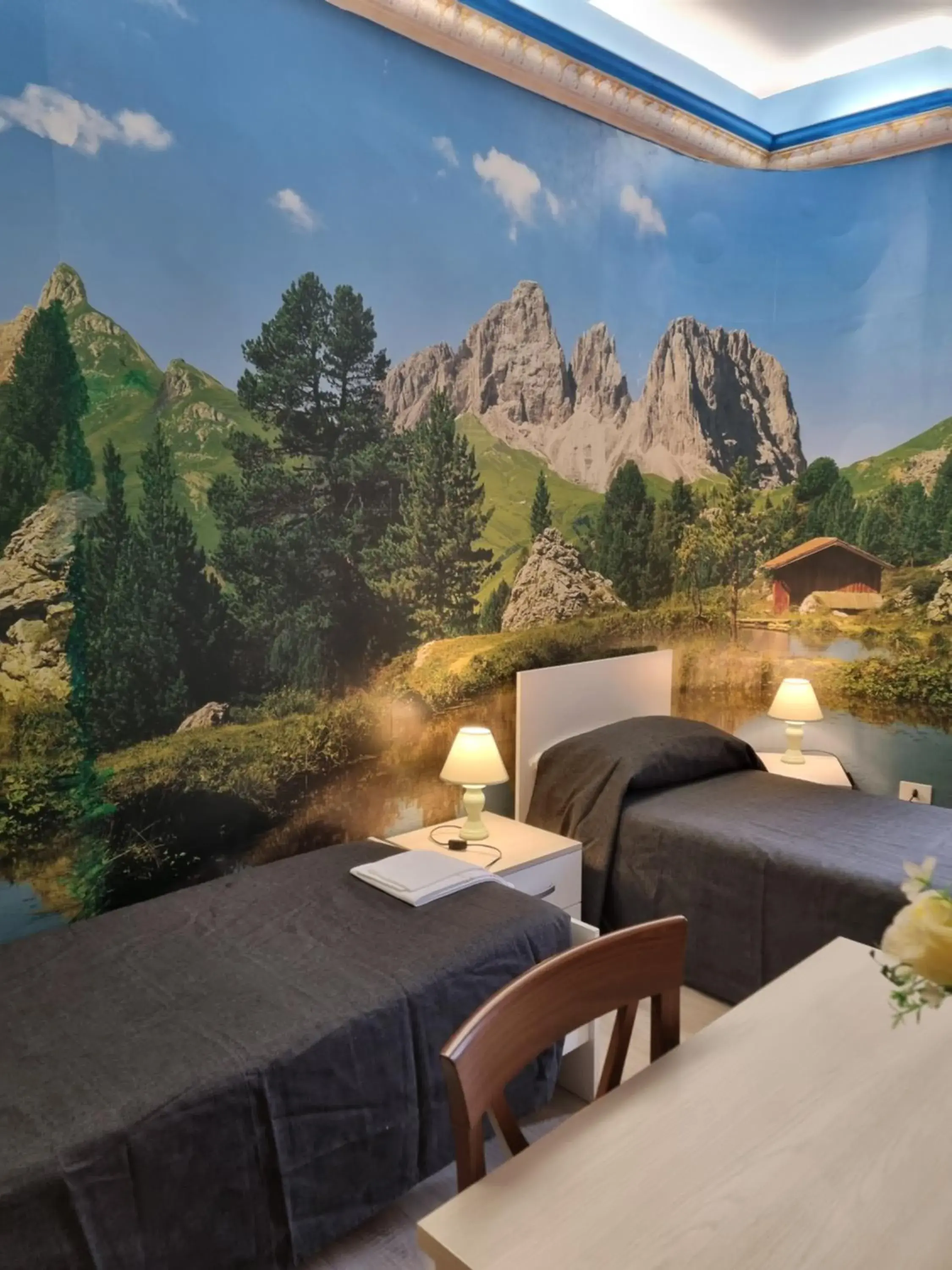 Twin Room with Private Bathroom - single occupancy in Palazzo Moraschi Subiaco Twin Room with Private Bathroom - single occupancy in Palazzo Moraschi Subiaco