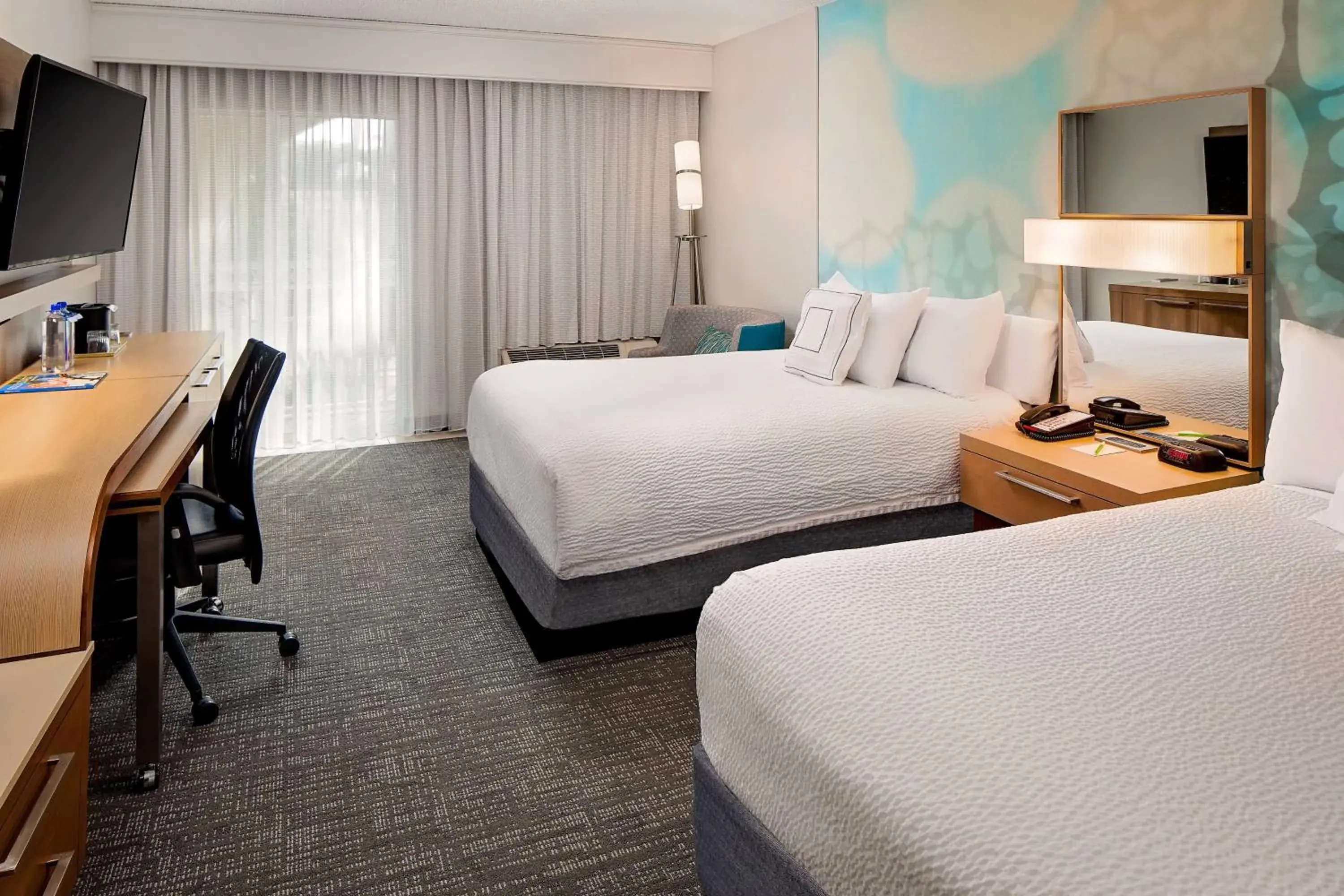 Double Room with Two Double Beds in Courtyard by Marriott Fort Lauderdale North/Cypress Creek Double Room with Two Double Beds in Courtyard by Marriott Fort Lauderdale North/Cypress Creek