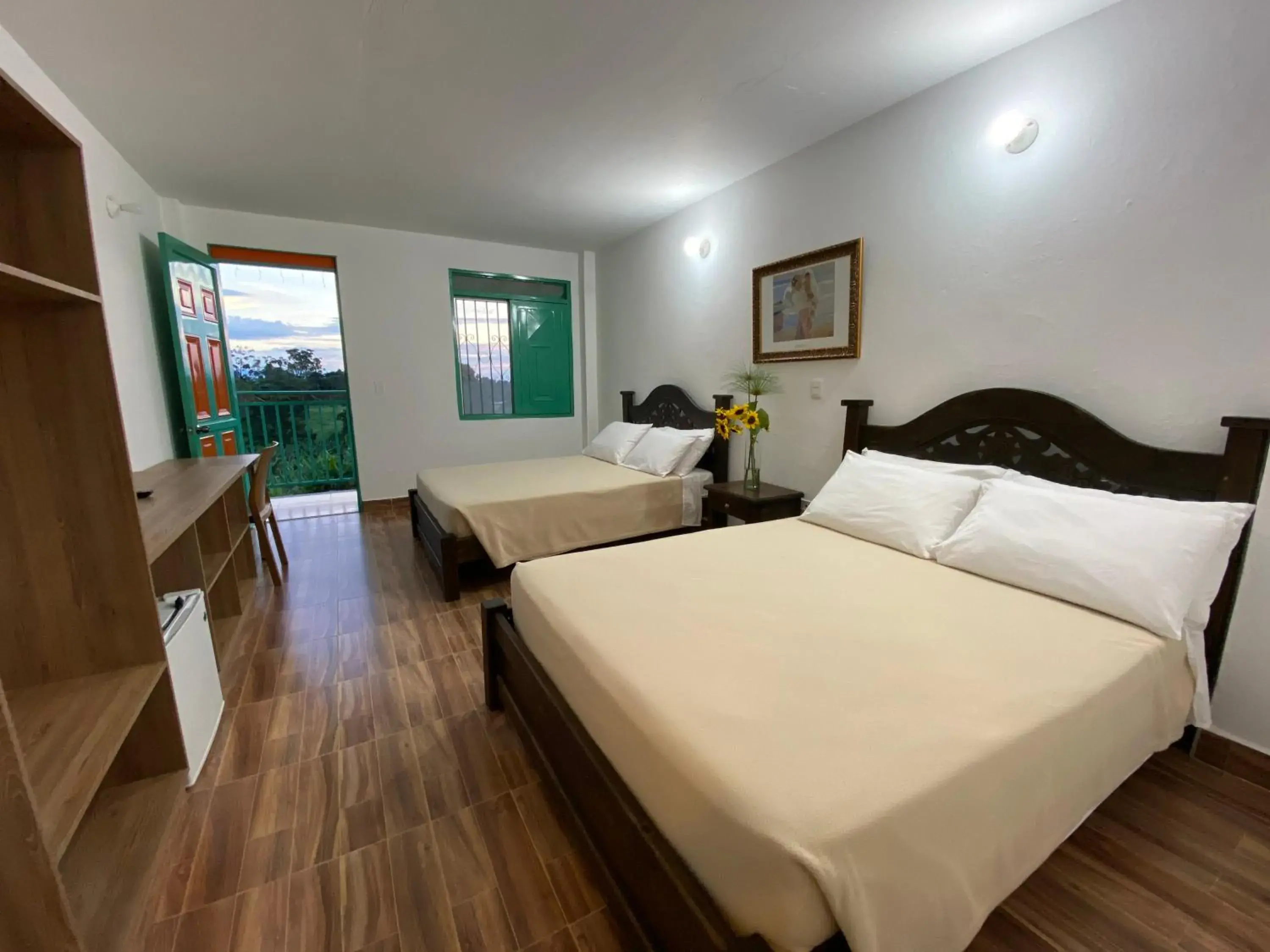 Triple Room in Hotel Campestre Paraiso Cafetero Triple Room in Hotel Campestre Paraiso Cafetero