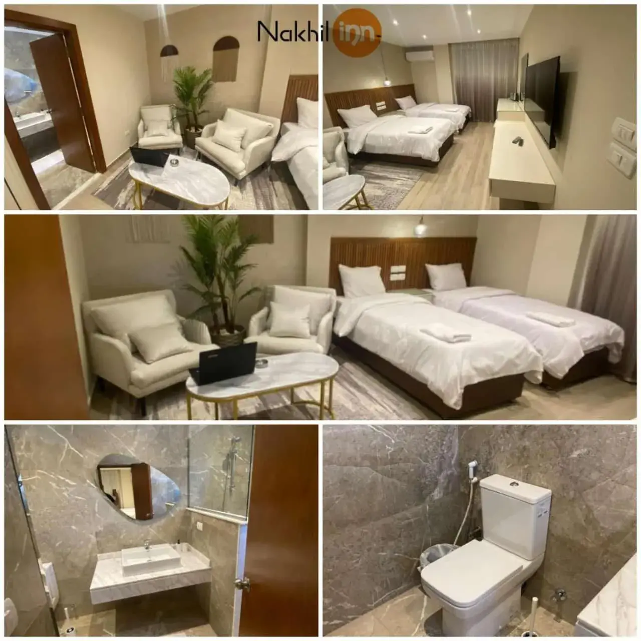 Deluxe Twin Room in Nakhil Inn Residence Deluxe Twin Room in Nakhil Inn Residence