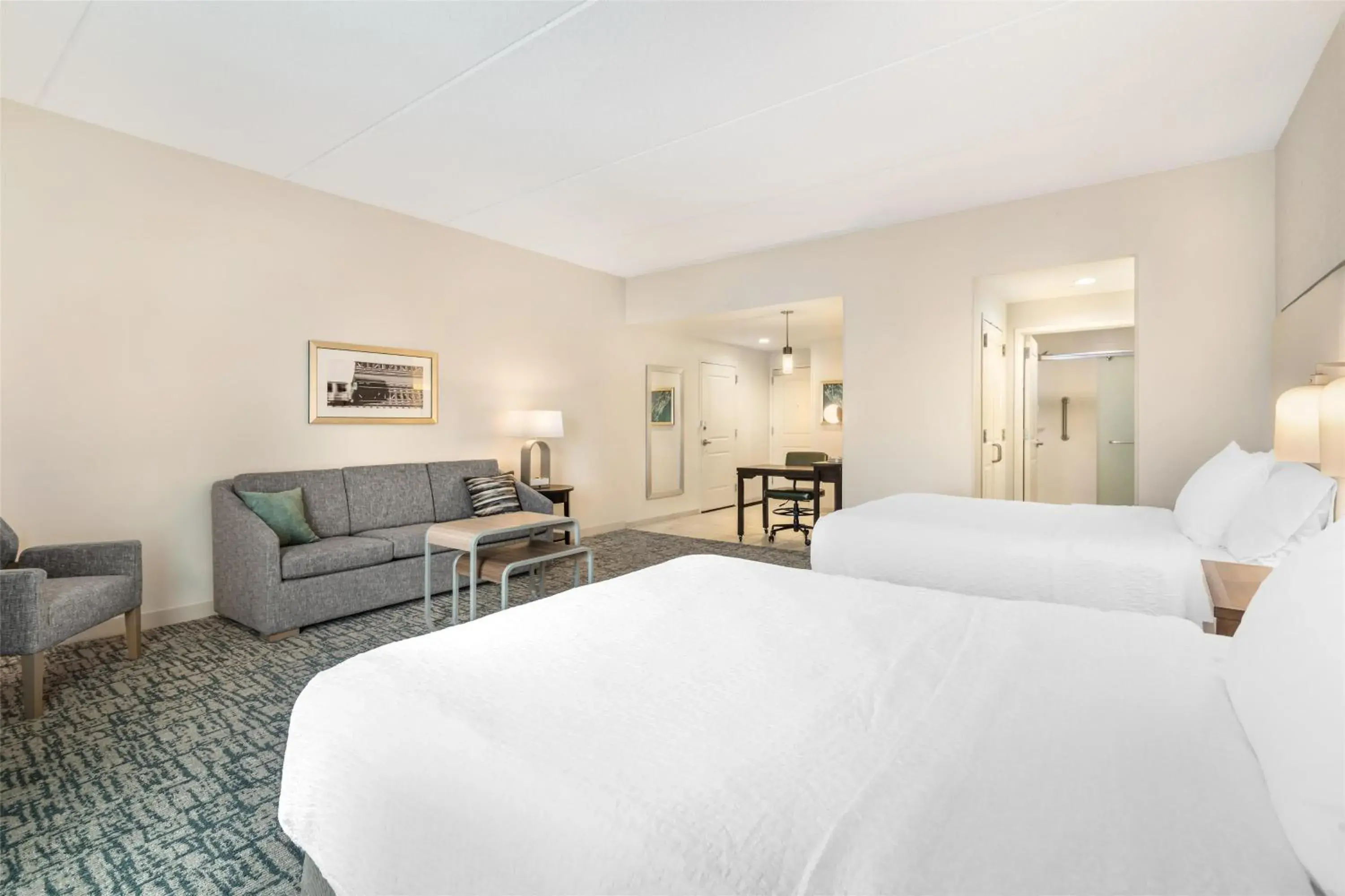 Queen Studio with Two Queen Beds - Non-Smoking in Homewood Suites By Hilton Schenectady Queen Studio with Two Queen Beds - Non-Smoking in Homewood Suites By Hilton Schenectady