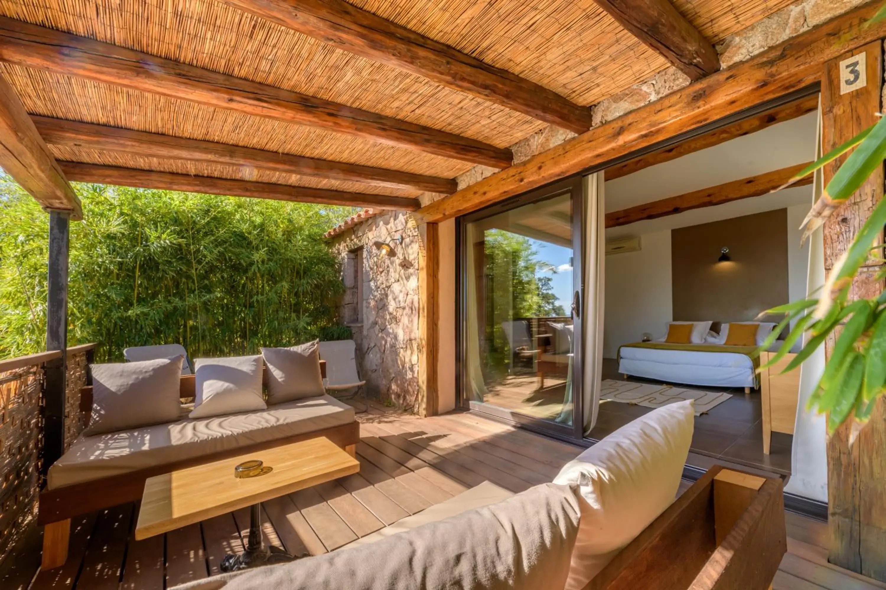 Triple Room in Les Jardins de Mathieu Triple Room in Les Jardins de Mathieu