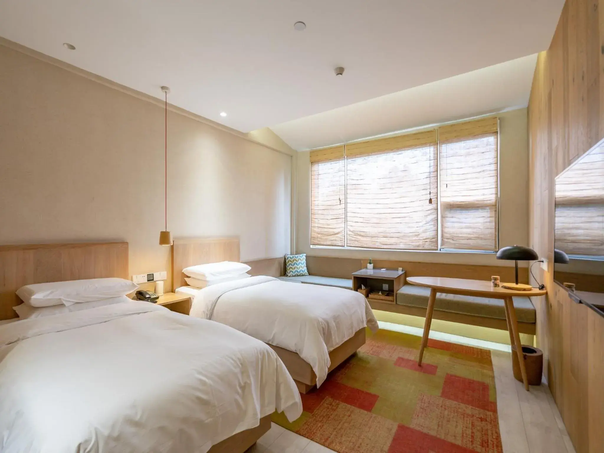 Standard Twin Room in EBO Hotel Zijin gang Asian Games Park Store Zhejiang university Standard Twin Room in EBO Hotel Zijin gang Asian Games Park Store Zhejiang university