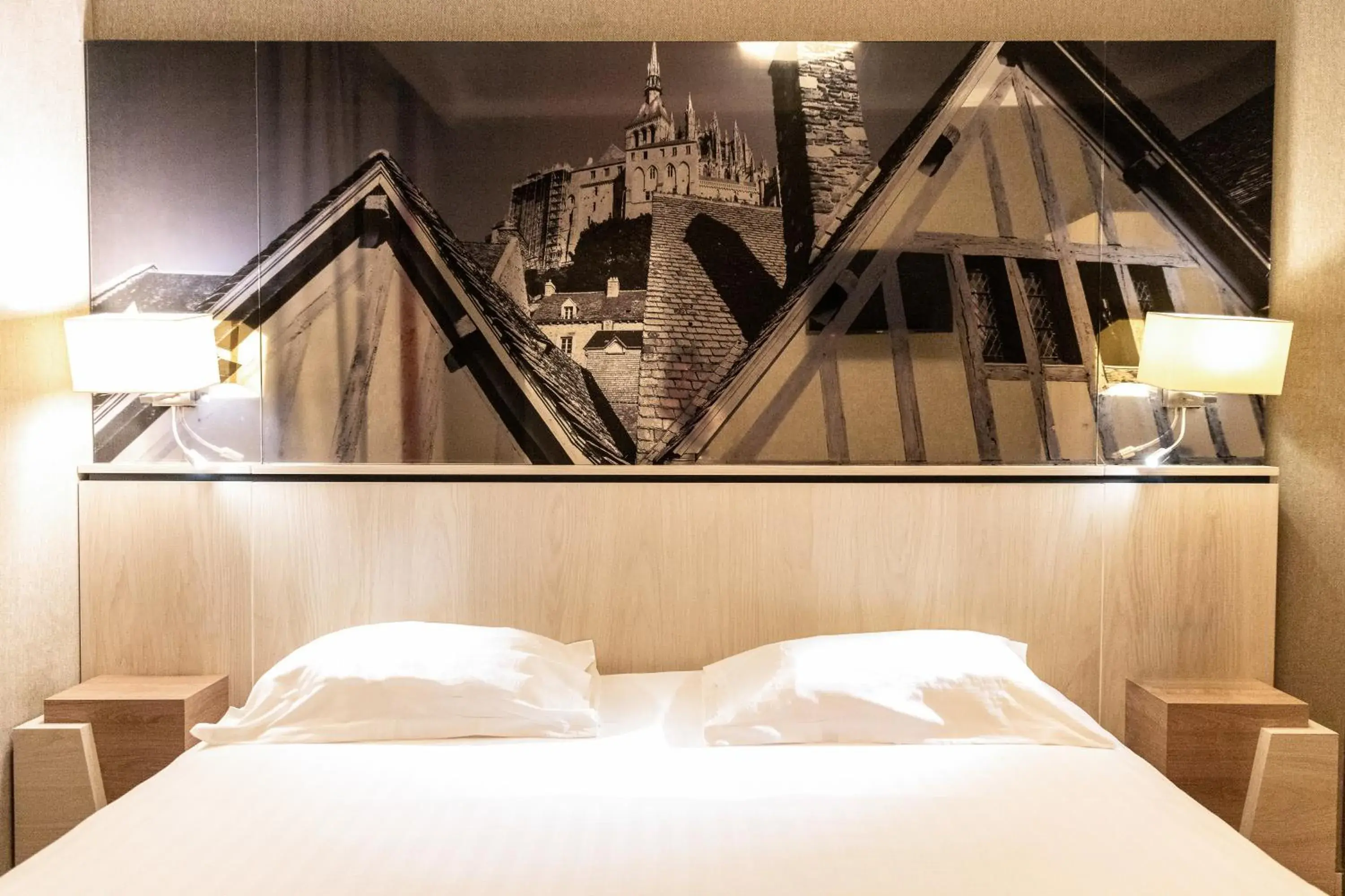 Double or Twin Room - Main Building in Les Terrasses Poulard Double or Twin Room - Main Building in Les Terrasses Poulard