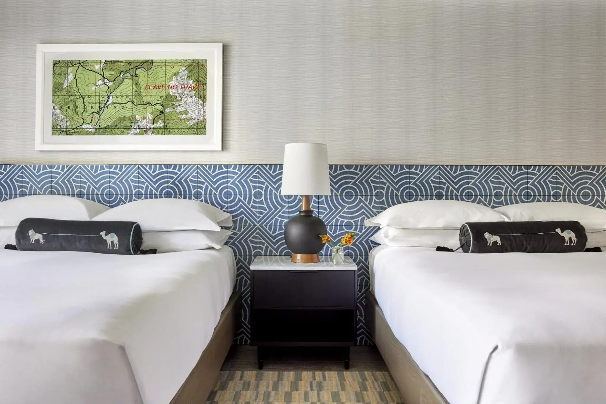 Queen Room with Two Queen Beds, Balcony and Valley View in Kimpton Rowan Palm Springs Hotel by IHG Queen Room with Two Queen Beds, Balcony and Valley View in Kimpton Rowan Palm Springs Hotel by IHG