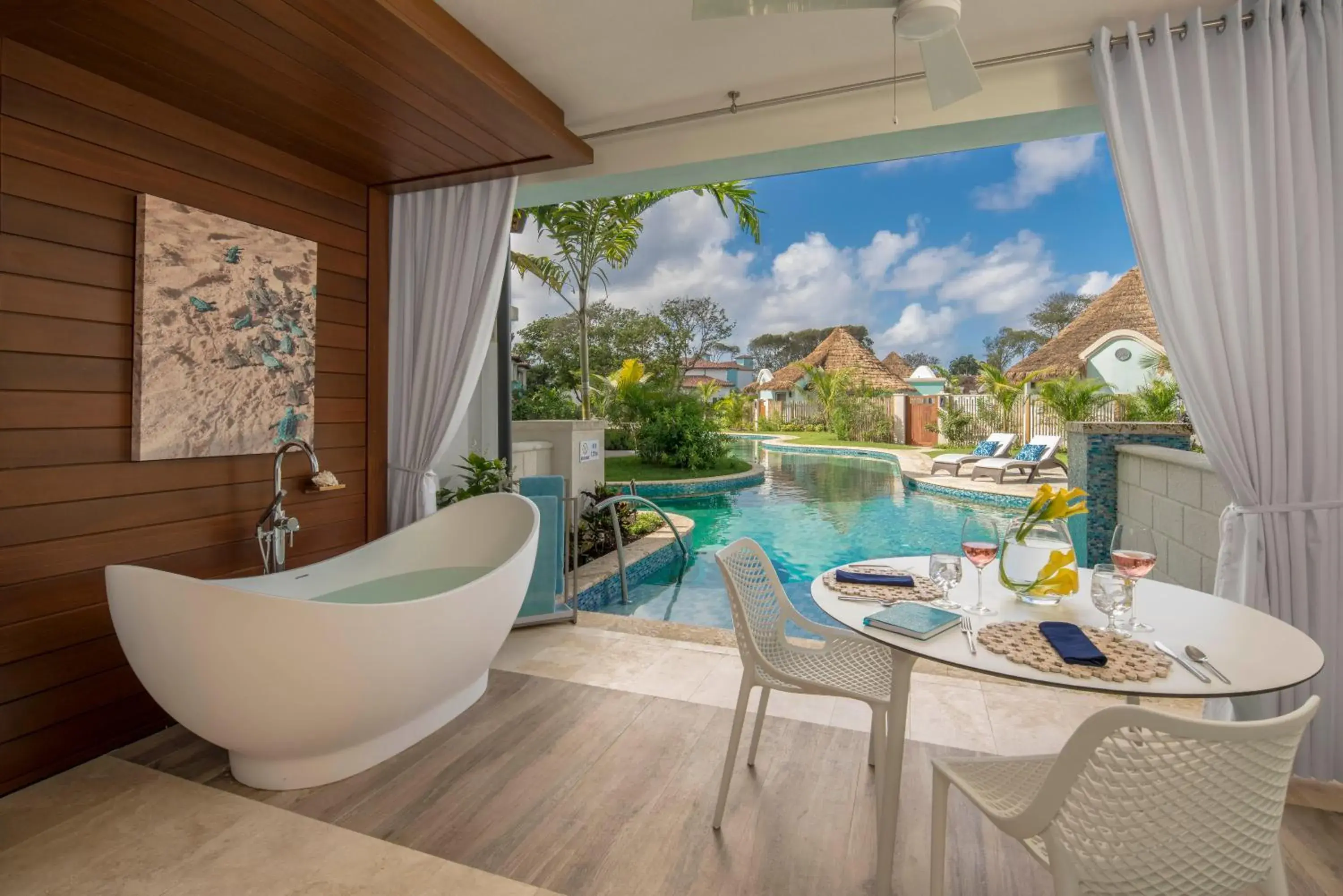 South Seas Swim-up Club Level Ultra Suite w/ Patio Tranquility Soaking Tub in Sandals Royal Barbados All Inclusive - Couples Only South Seas Swim-up Club Level Ultra Suite w/ Patio Tranquility Soaking Tub in Sandals Royal Barbados All Inclusive - Couples Only
