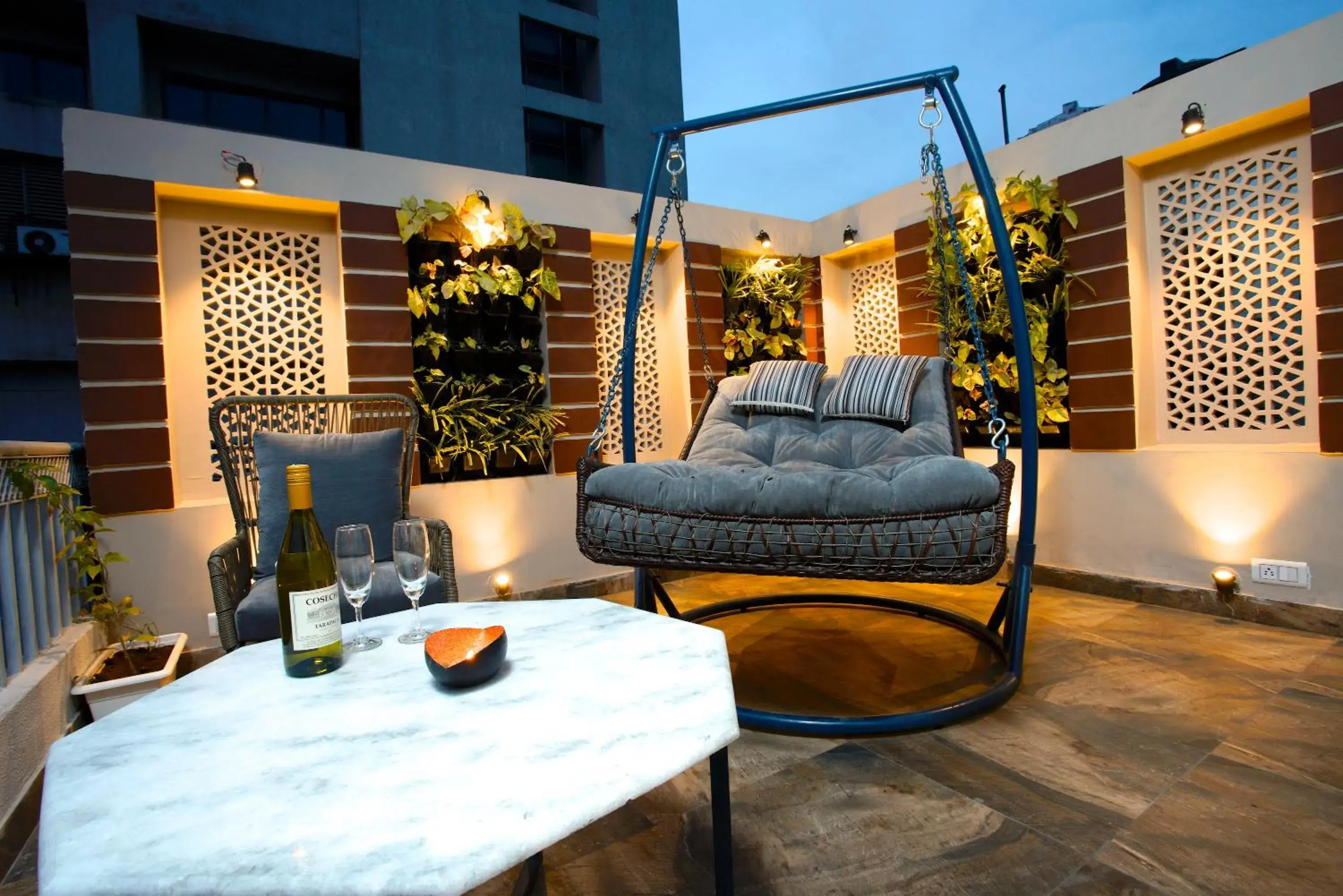 Balcony/Terrace in Blue Beds Hostel Balcony/Terrace in Blue Beds Hostel