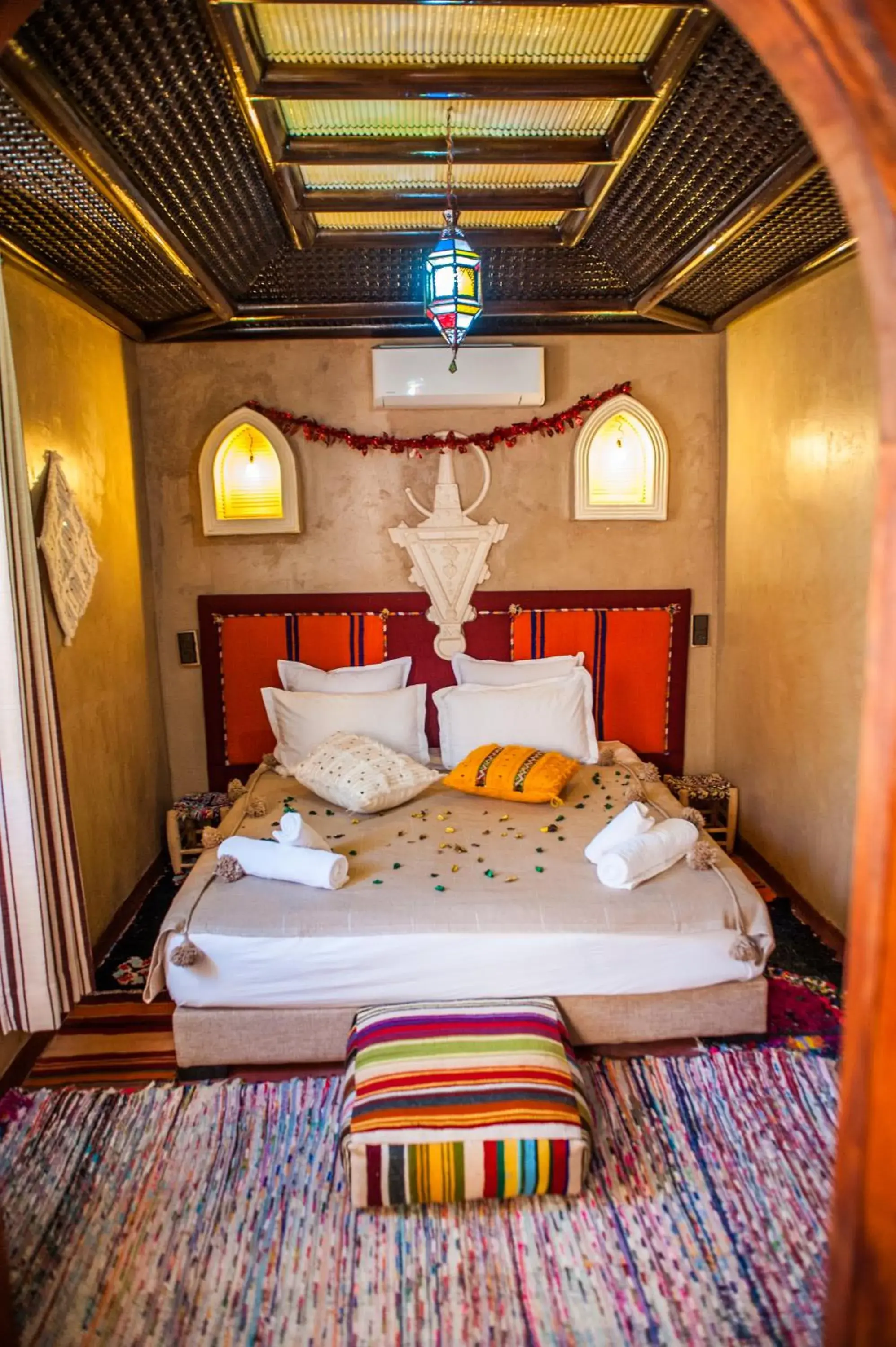 Double Room with Mountain View in Toubkal Ecolodge Double Room with Mountain View in Toubkal Ecolodge