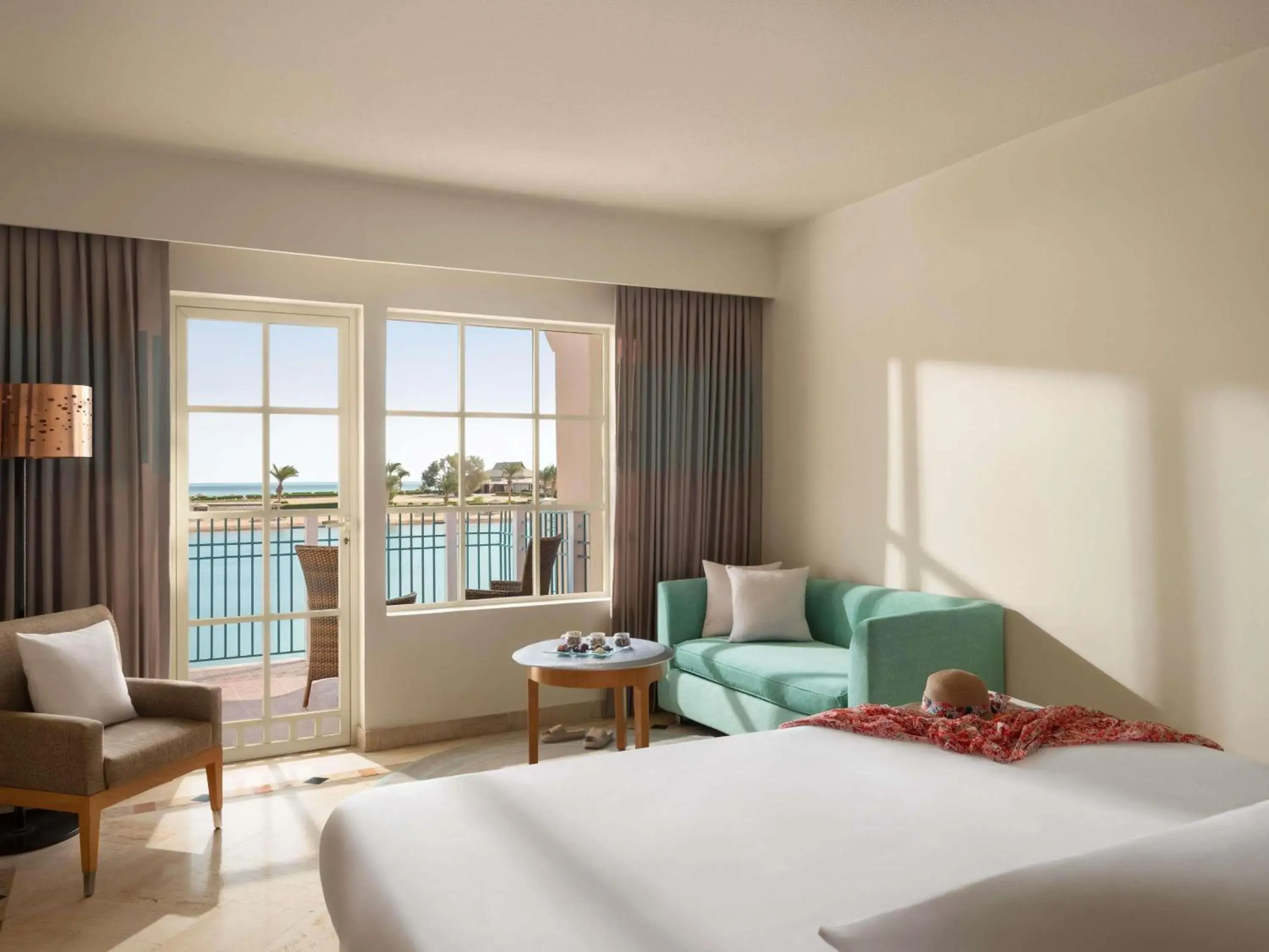 Deluxe King Room with Lagoon View in Movenpick Resort & Spa El Gouna Deluxe King Room with Lagoon View in Movenpick Resort & Spa El Gouna