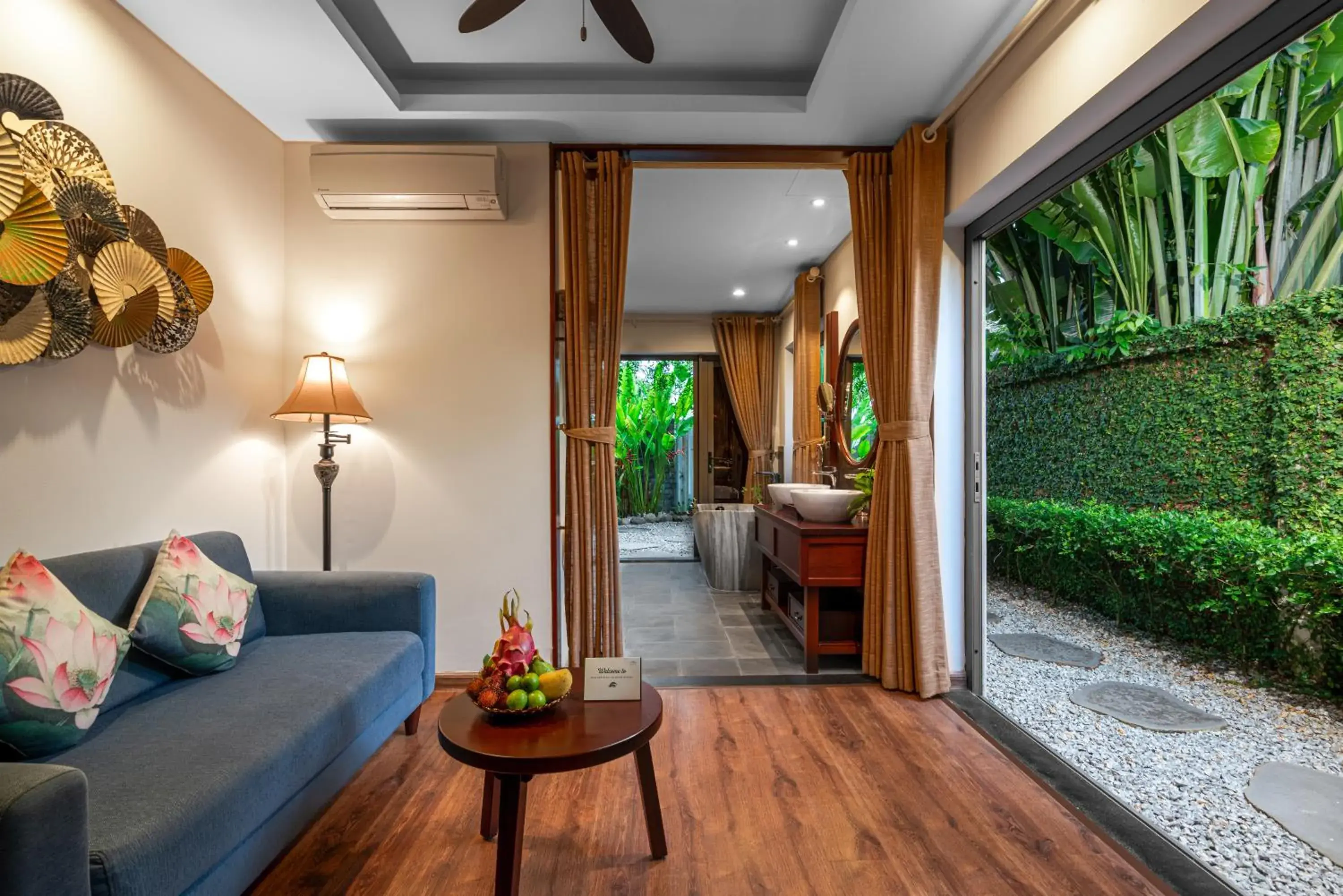 Two-Bedroom River Villa with Private Pool and Bathtub in Silk Sense Hoi An River Resort - A Sustainable Destination Two-Bedroom River Villa with Private Pool and Bathtub in Silk Sense Hoi An River Resort - A Sustainable Destination