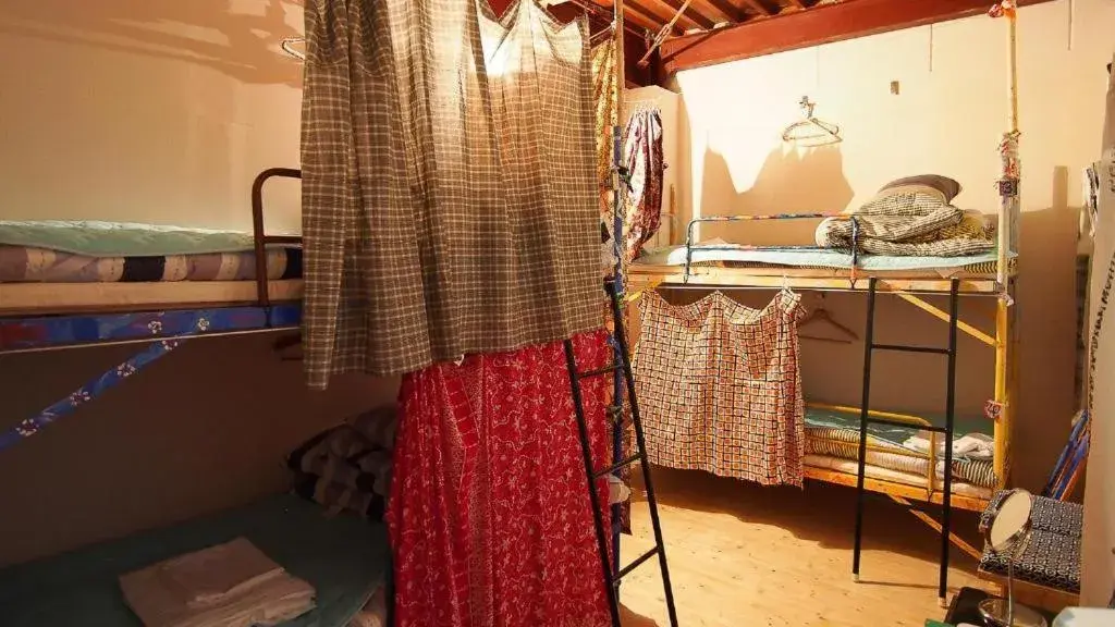 Bunk Bed in Female Dormitory Room in Kamagasaki University of the Arts Cafe Garden Guest House aka Cocoroom Bunk Bed in Female Dormitory Room in Kamagasaki University of the Arts Cafe Garden Guest House aka Cocoroom