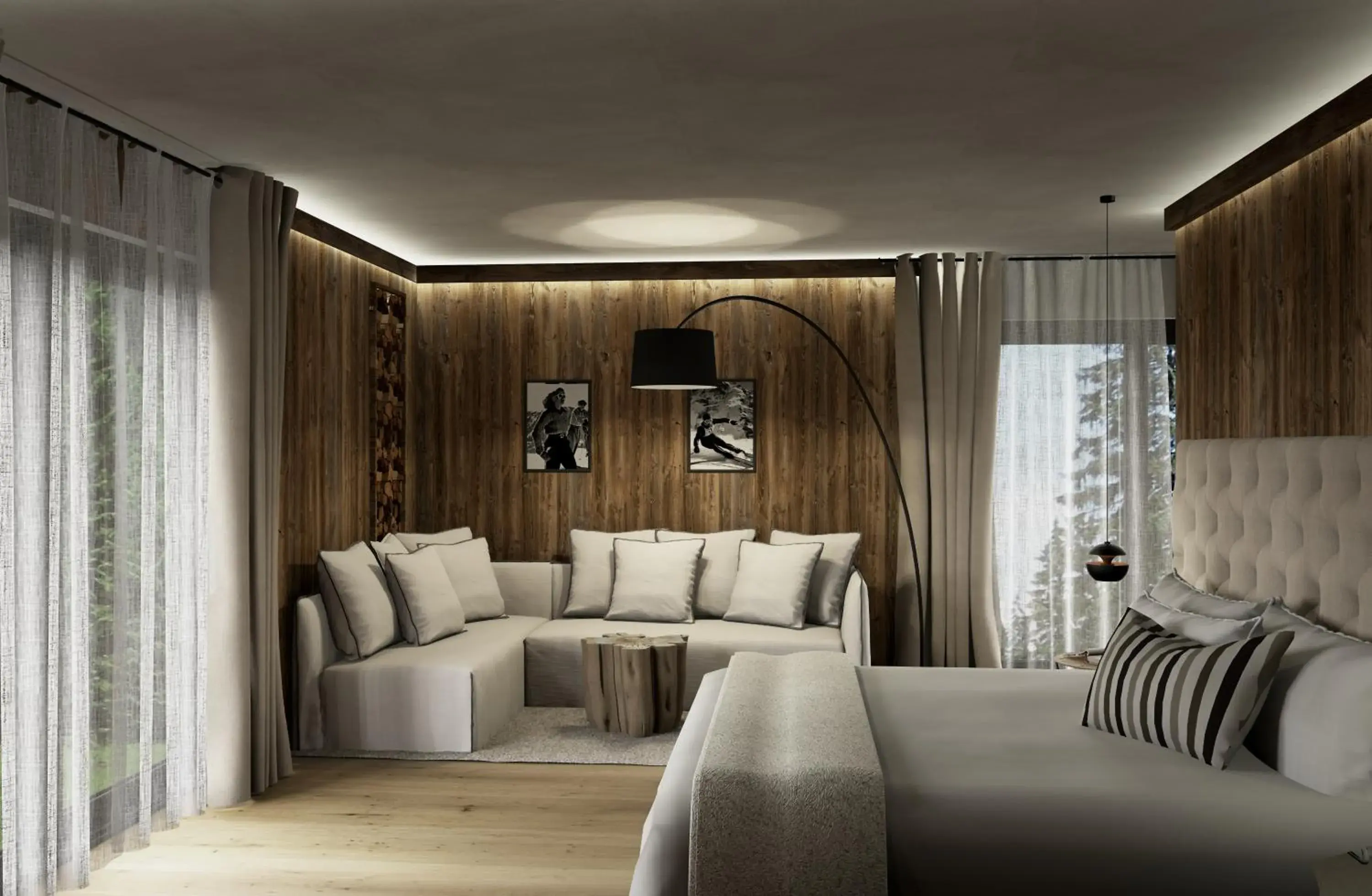 Family Suite with Balcony & Mountain View in Paradise Lodge Family Suite with Balcony & Mountain View in Paradise Lodge