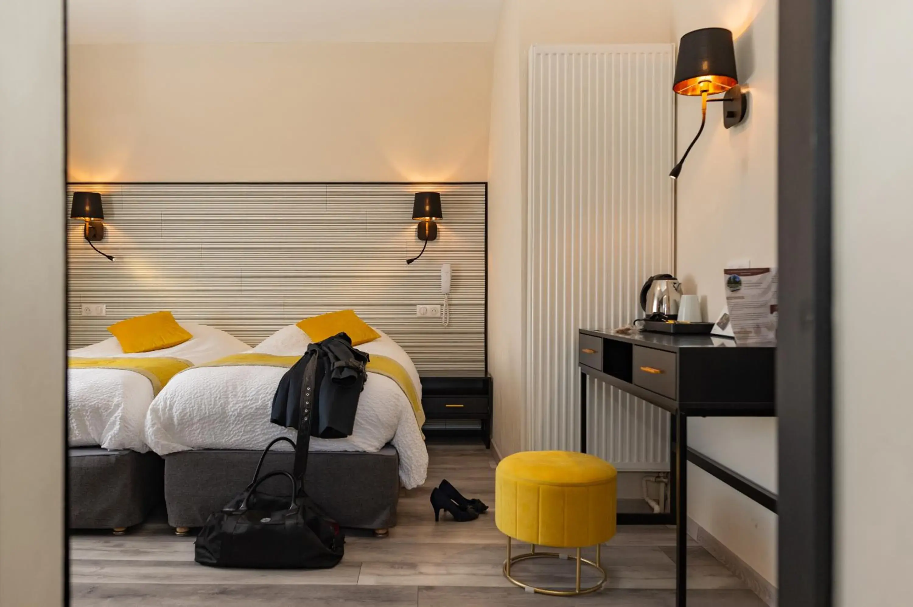 Superior Double Room in Logis Hotel Des Vosges Superior Double Room in Logis Hotel Des Vosges