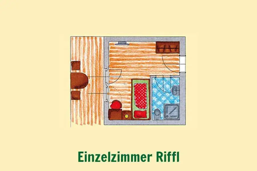 Standard Single Room with Mountain View in Berghotel Lämmerhof Standard Single Room with Mountain View in Berghotel Lämmerhof