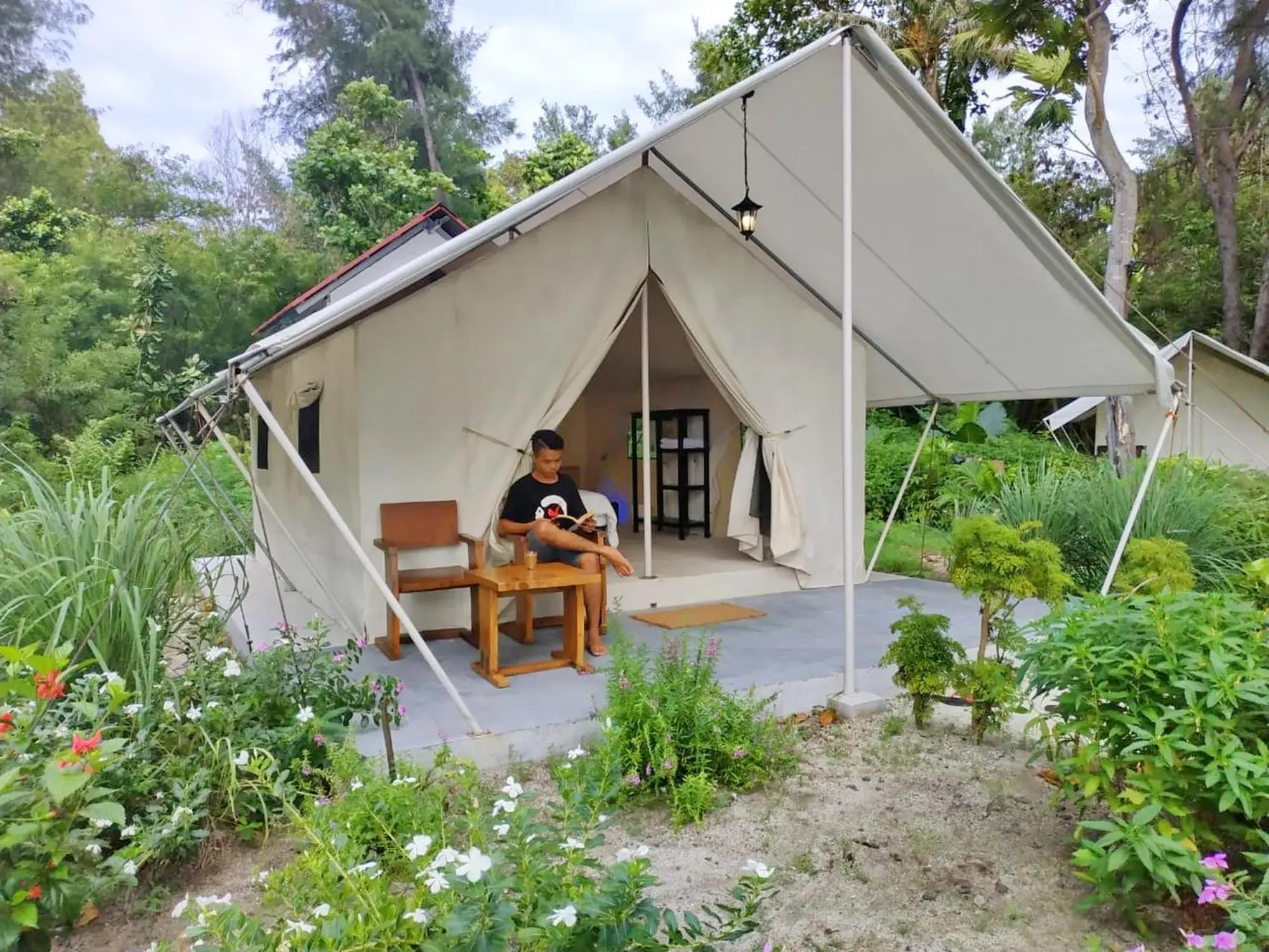 Tent in Seribu Resort Thousand Island Tent in Seribu Resort Thousand Island