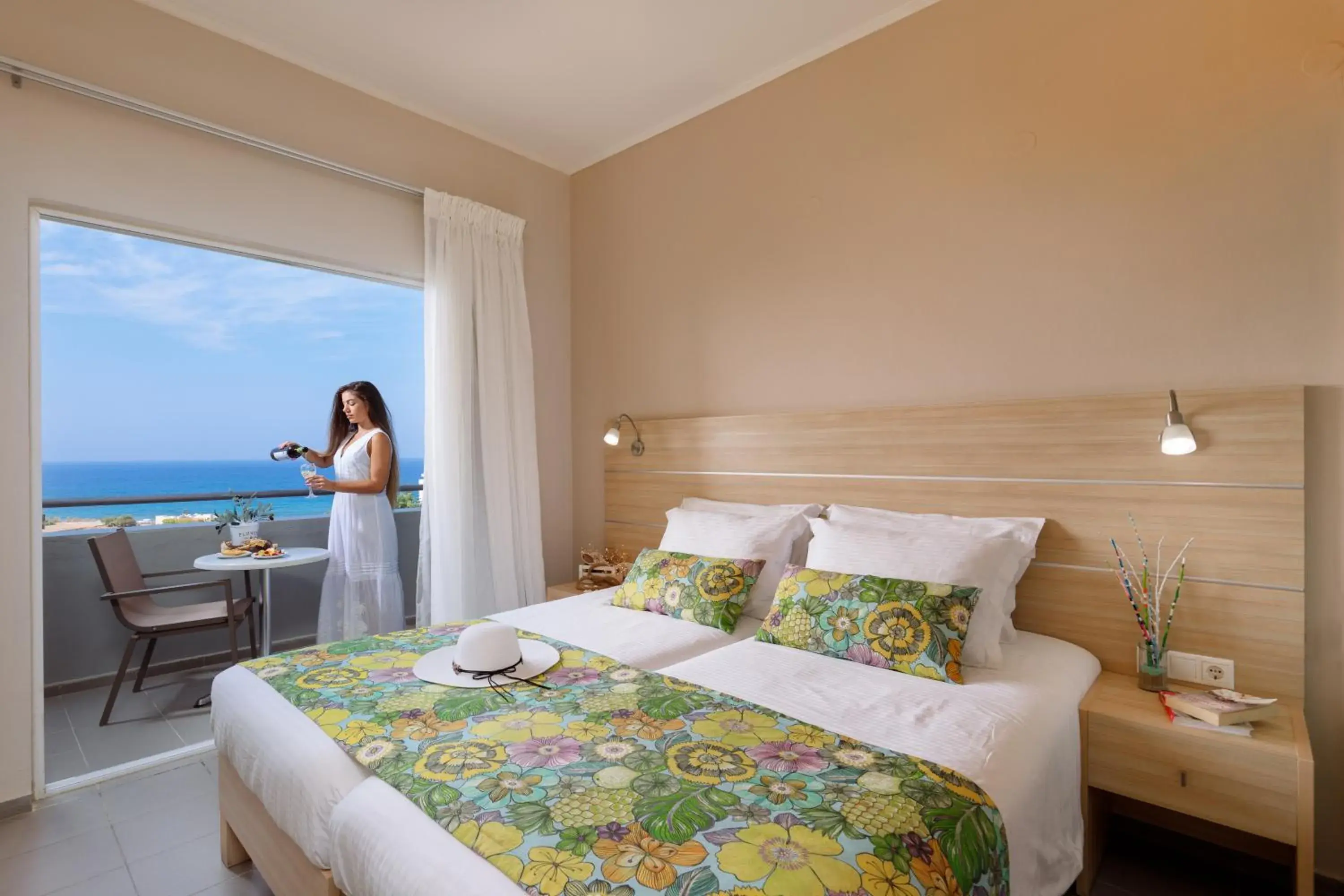 Double or Twin Room with Sea View in Oasis Scaleta Hotel Double or Twin Room with Sea View in Oasis Scaleta Hotel