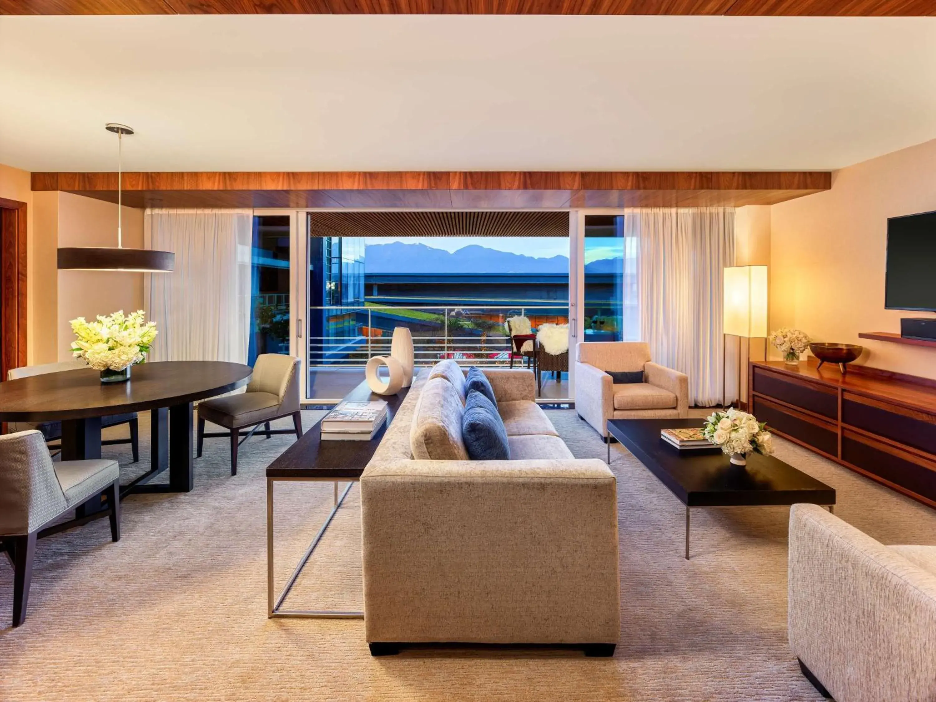 Pool View Suite with King Bed in Fairmont Pacific Rim Pool View Suite with King Bed in Fairmont Pacific Rim