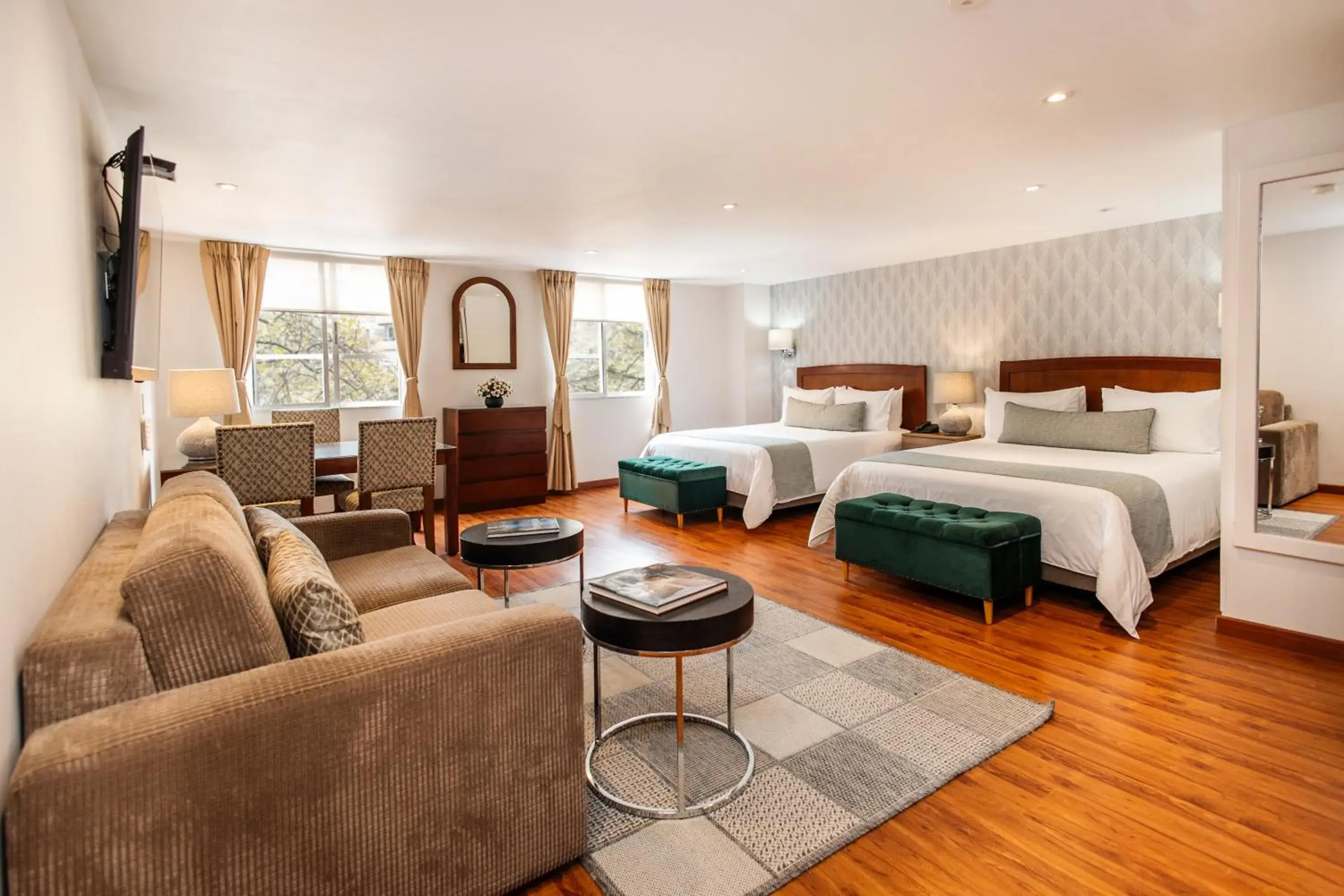 Standard Twin Room in Hotel Portón de la Cabrera Standard Twin Room in Hotel Portón de la Cabrera