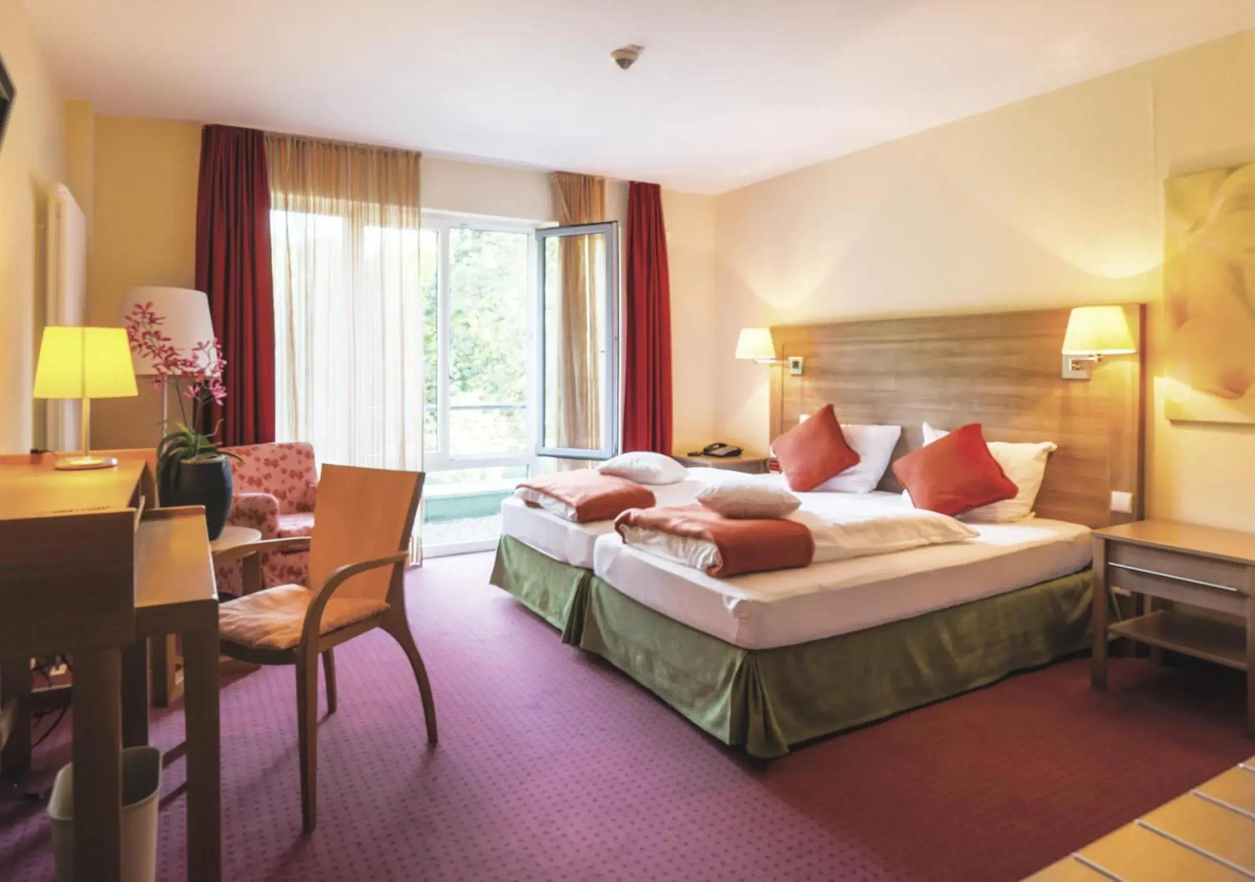 Double Room with Panoramic View in Nashira Kurpark Hotel Double Room with Panoramic View in Nashira Kurpark Hotel