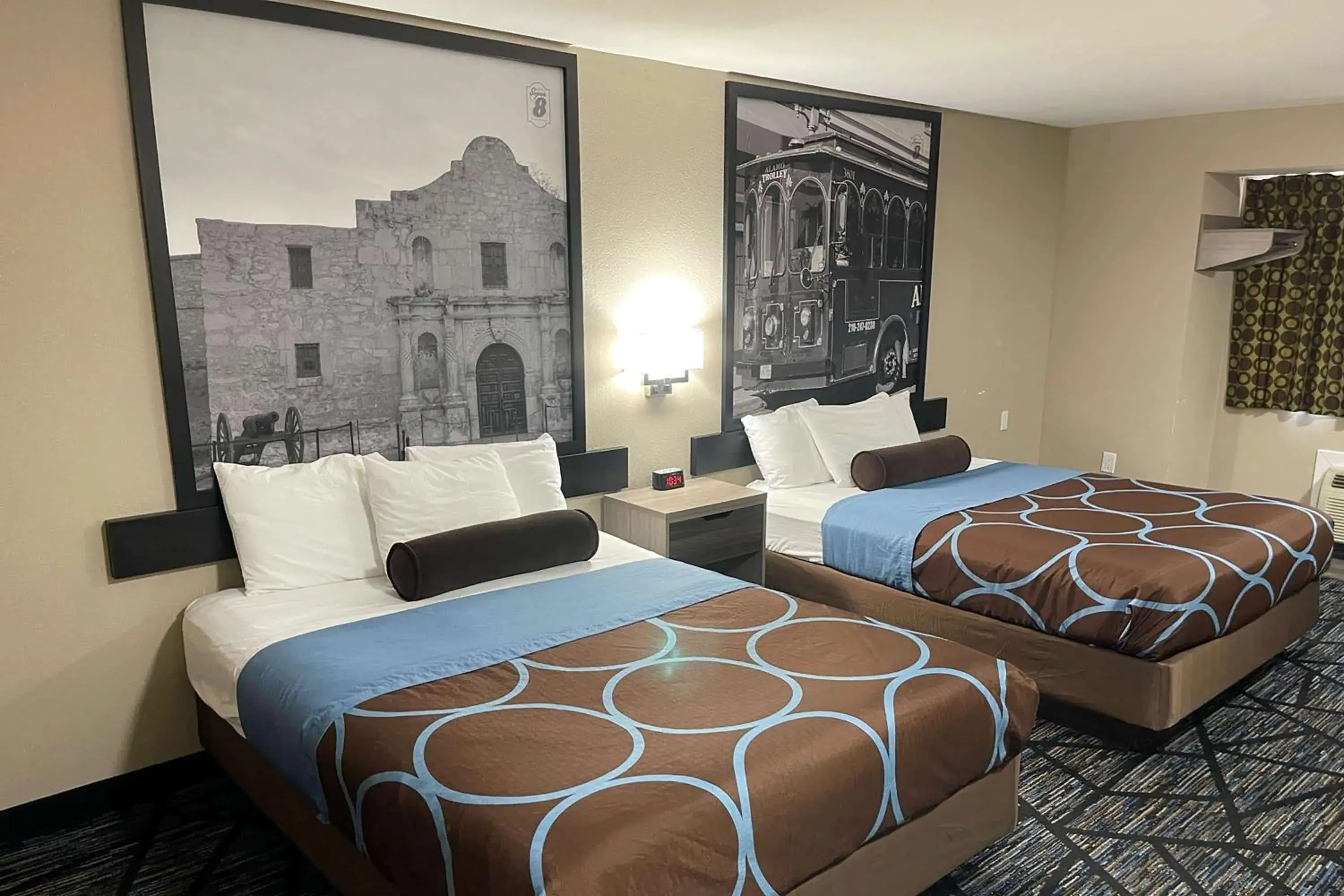 Queen Room with Two Queen Beds - Mobility Access/Non-Smoking in Super 8 by Wyndham San Antonio Downtown NE Queen Room with Two Queen Beds - Mobility Access/Non-Smoking in Super 8 by Wyndham San Antonio Downtown NE