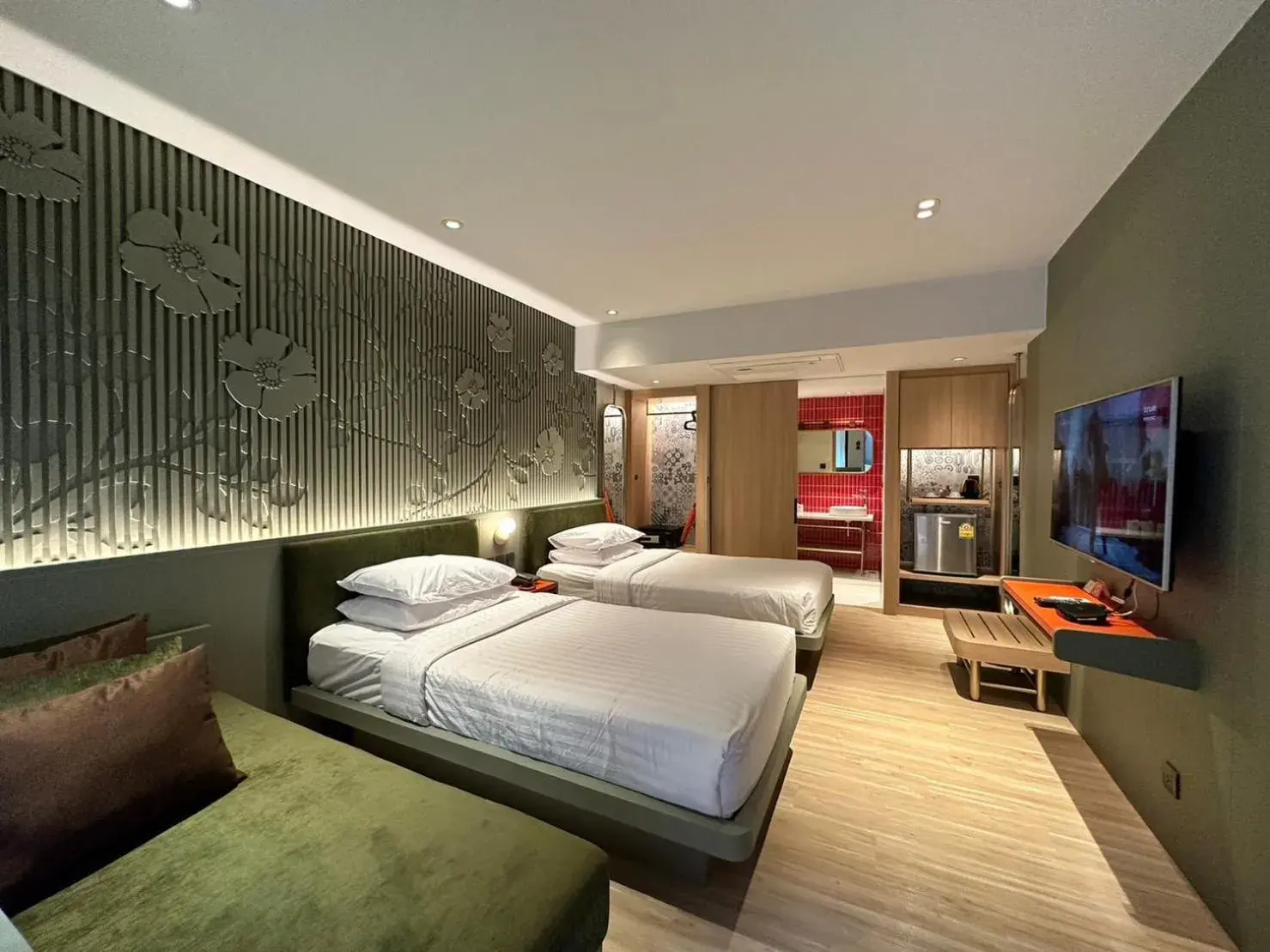 Deluxe Twin Room in Banlansuan Resort SHA Plus Deluxe Twin Room in Banlansuan Resort SHA Plus