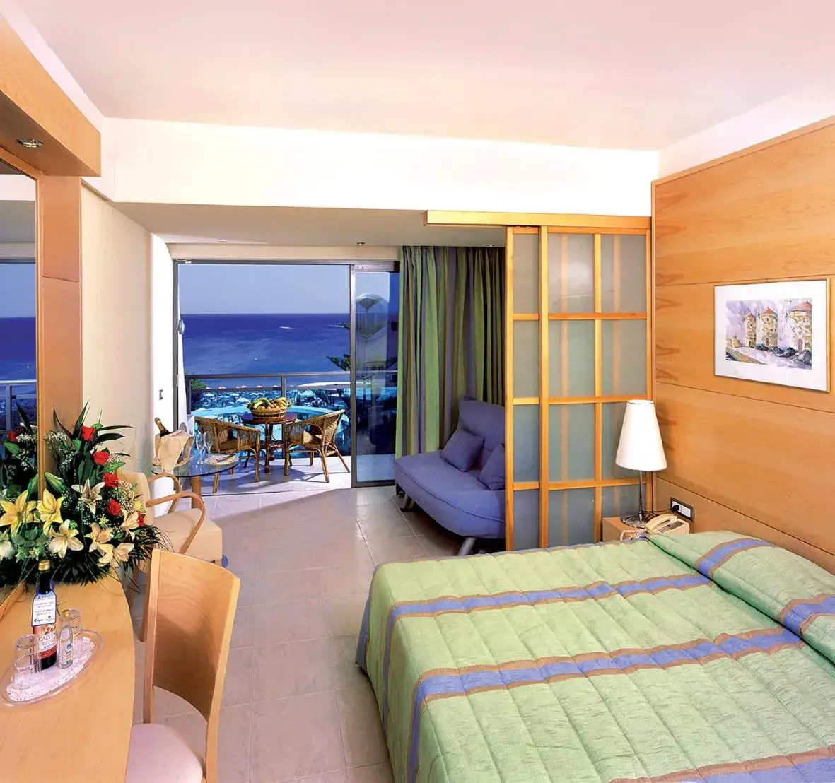 Double or Twin Room with Sea View in Calypso Beach Double or Twin Room with Sea View in Calypso Beach
