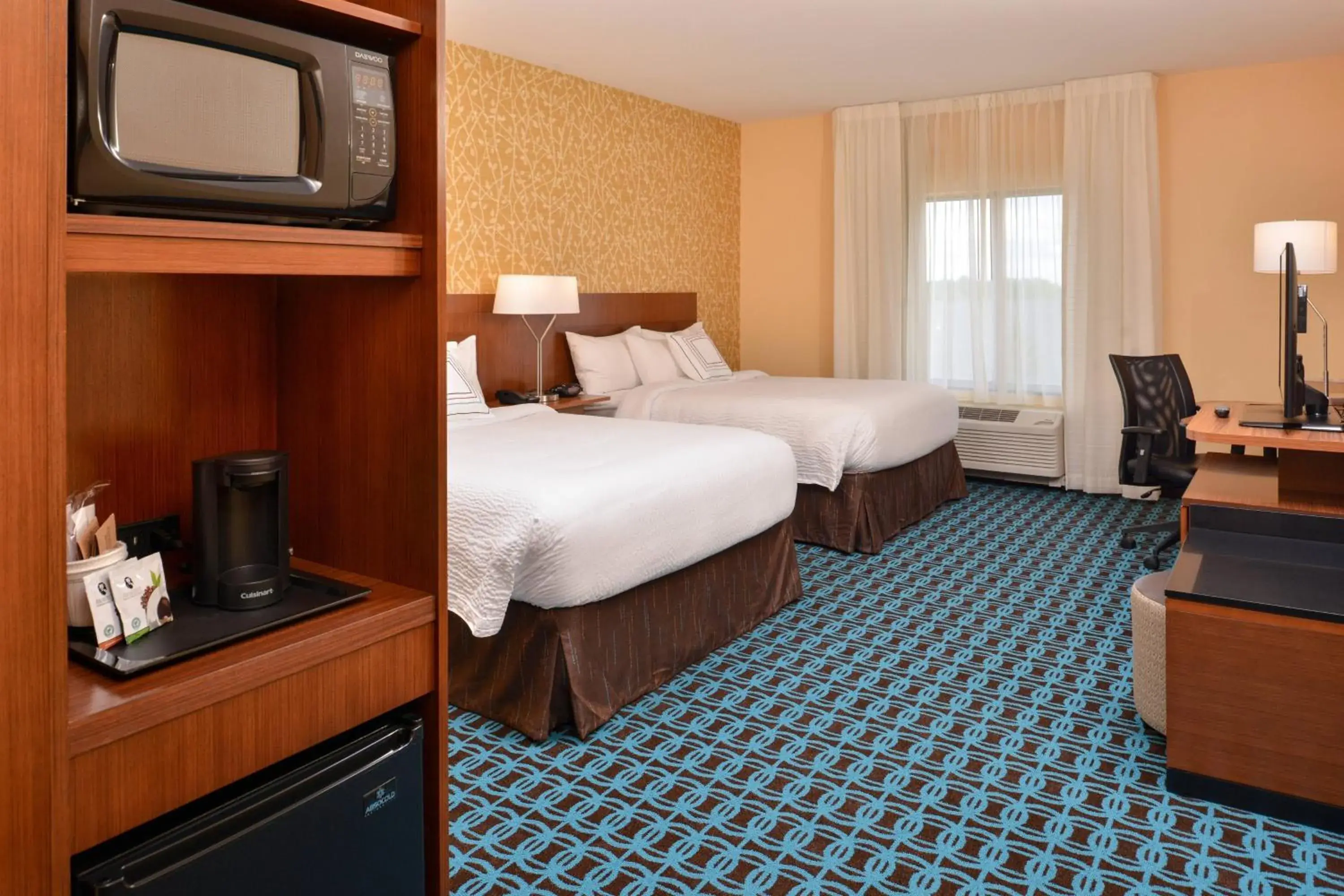 Deluxe Queen Room in Fairfield Inn & Suites by Marriott Warrensburg Deluxe Queen Room in Fairfield Inn & Suites by Marriott Warrensburg