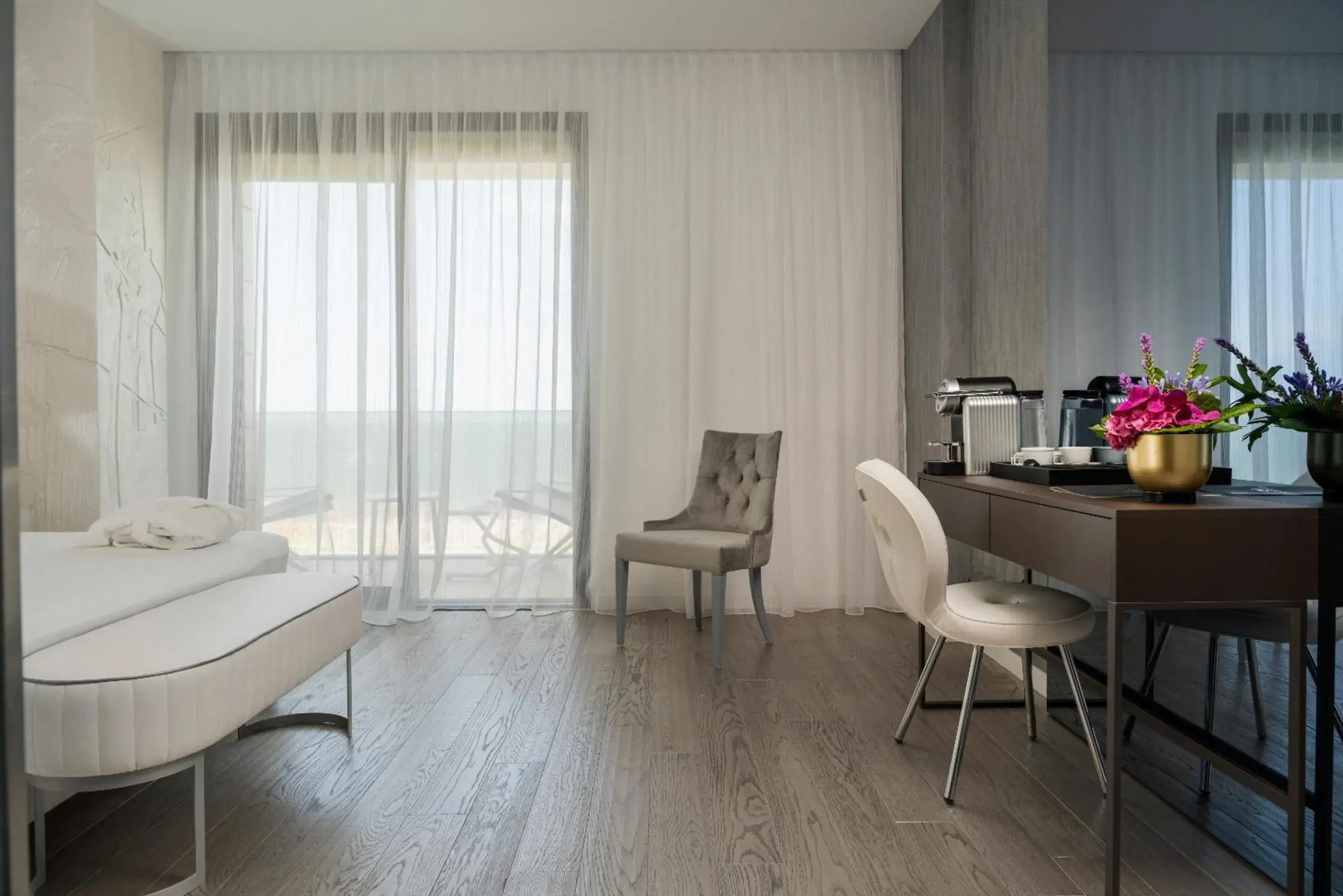 Deluxe Room with Balcony and Frontal Sea View in The Promenade Luxury Wellness Hotel Deluxe Room with Balcony and Frontal Sea View in The Promenade Luxury Wellness Hotel