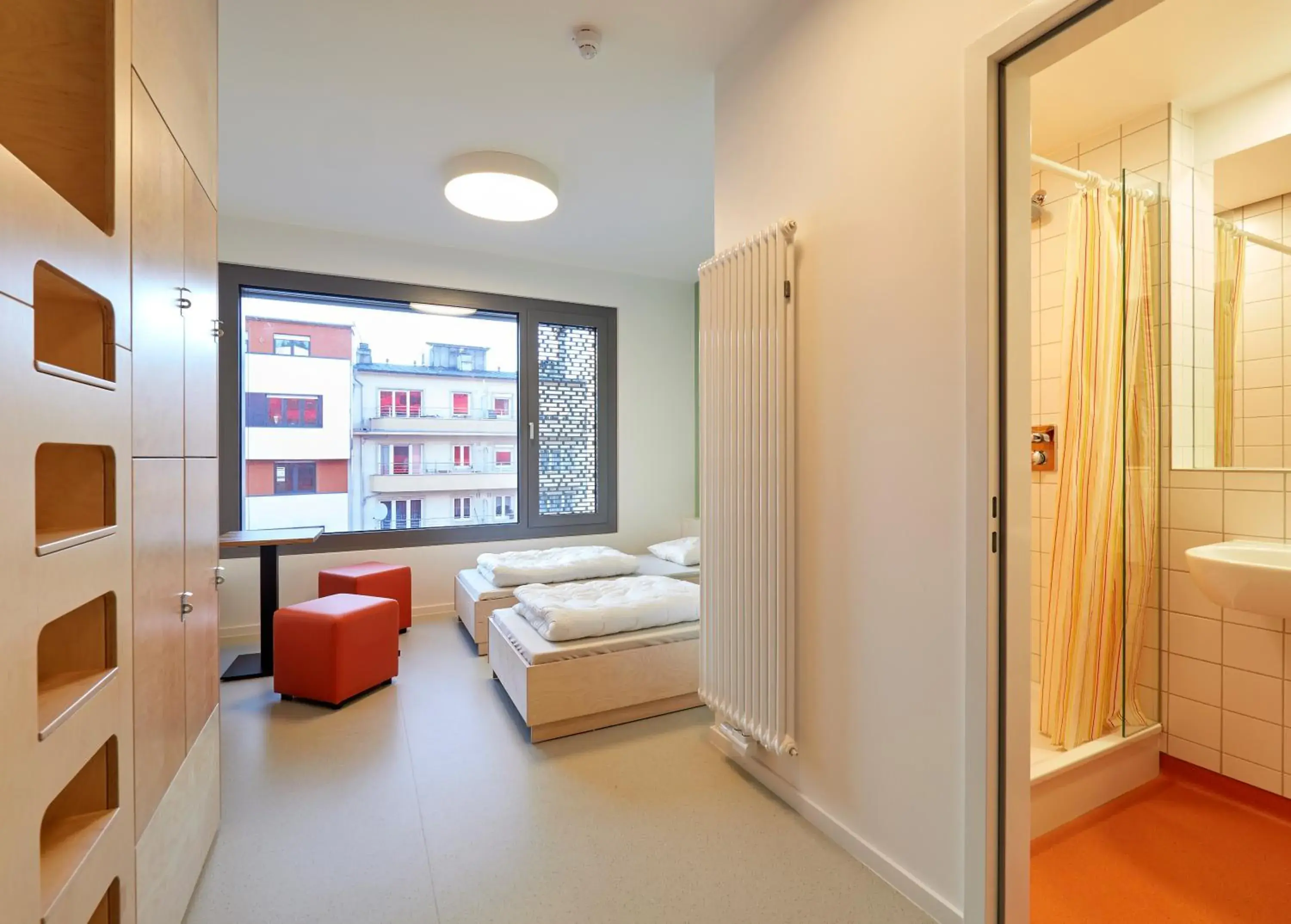 Bed in Male Dormitory Room in Youth Hostel Esch/Alzette Bed in Male Dormitory Room in Youth Hostel Esch/Alzette