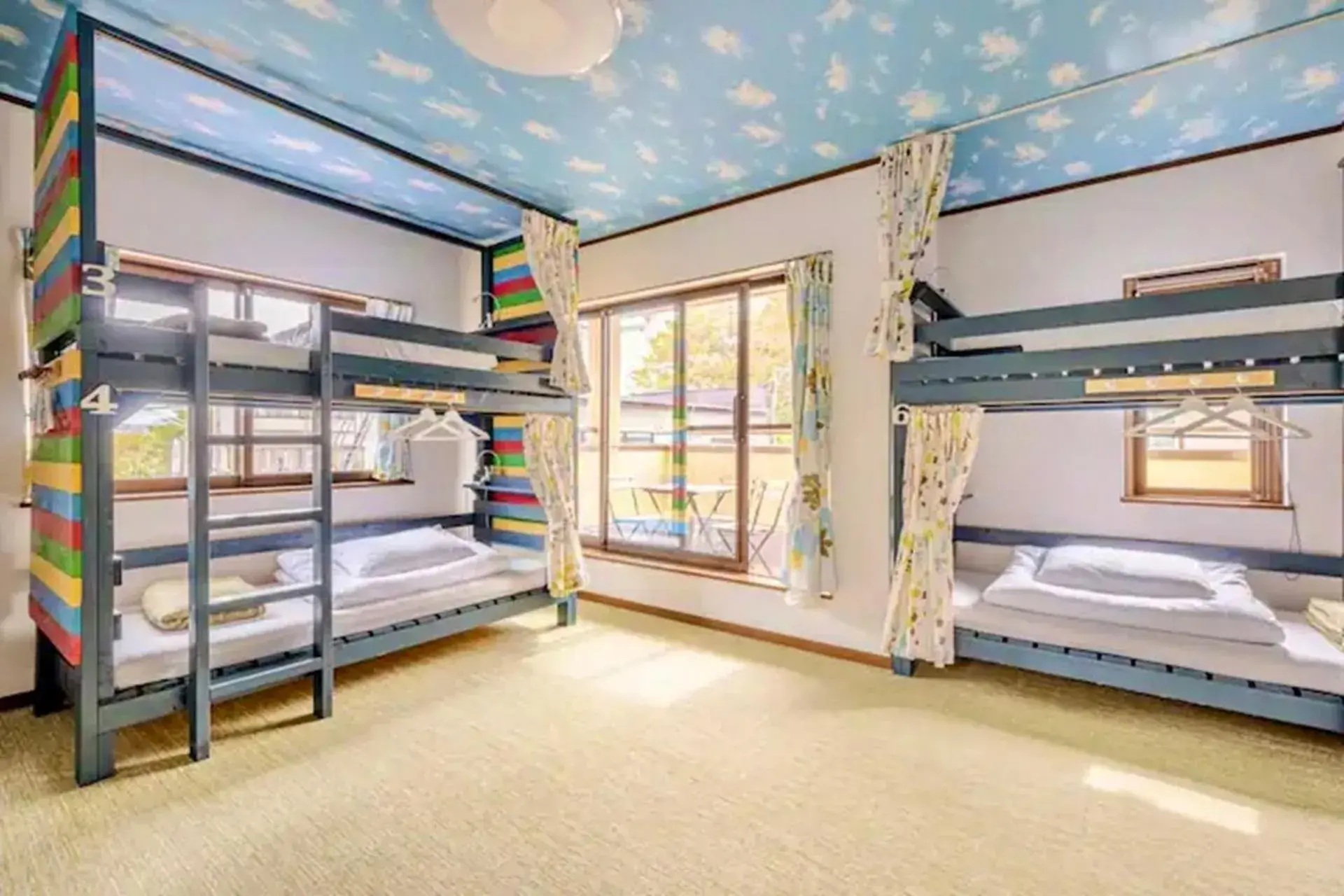 Bunk Bed in Mixed Dormitory Room in Guesthouse Murabito Bunk Bed in Mixed Dormitory Room in Guesthouse Murabito