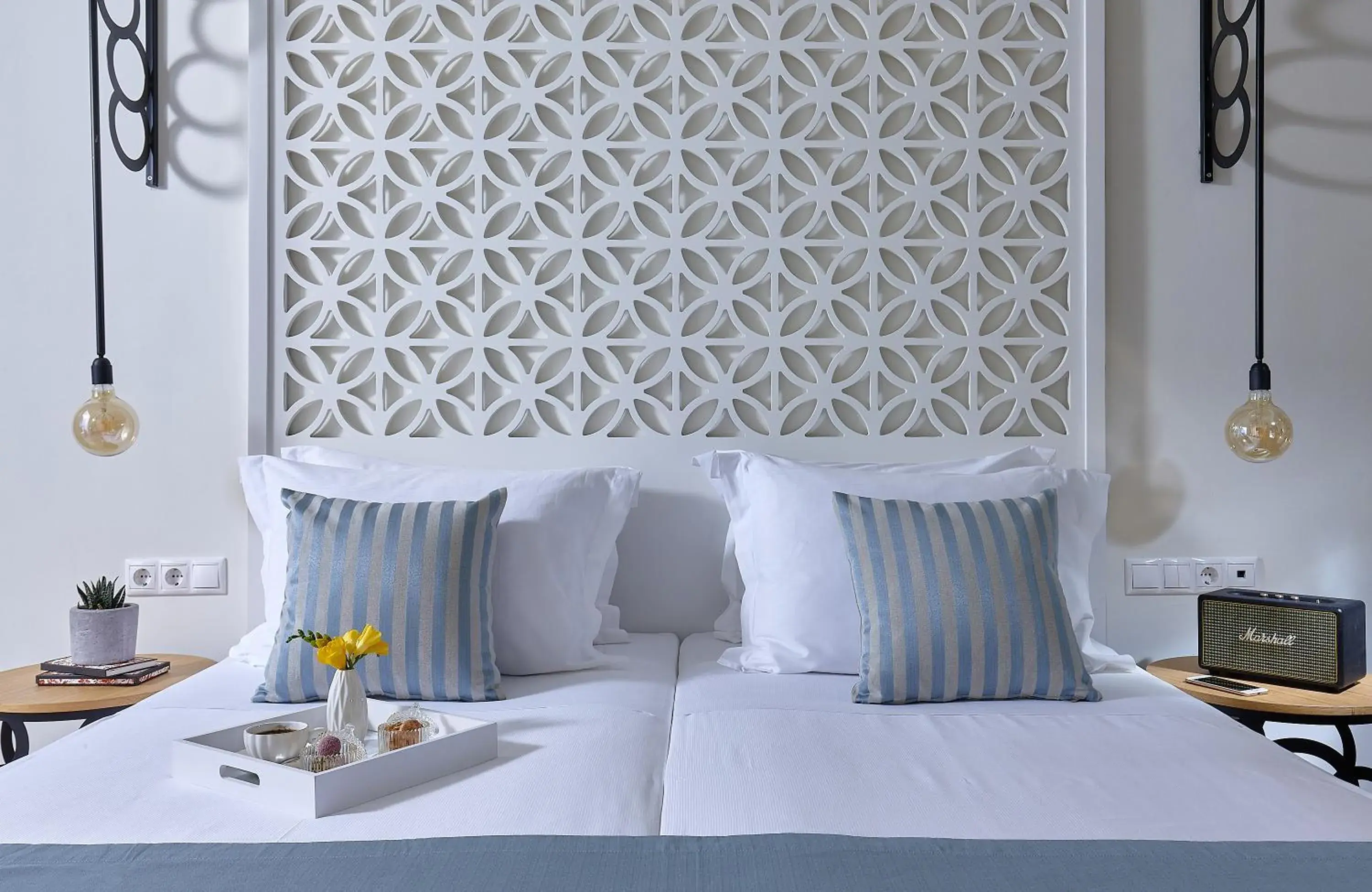 Superior Double Room with Side Sea View in Vasia Boulevard Hotel (Adults Only) Superior Double Room with Side Sea View in Vasia Boulevard Hotel (Adults Only)