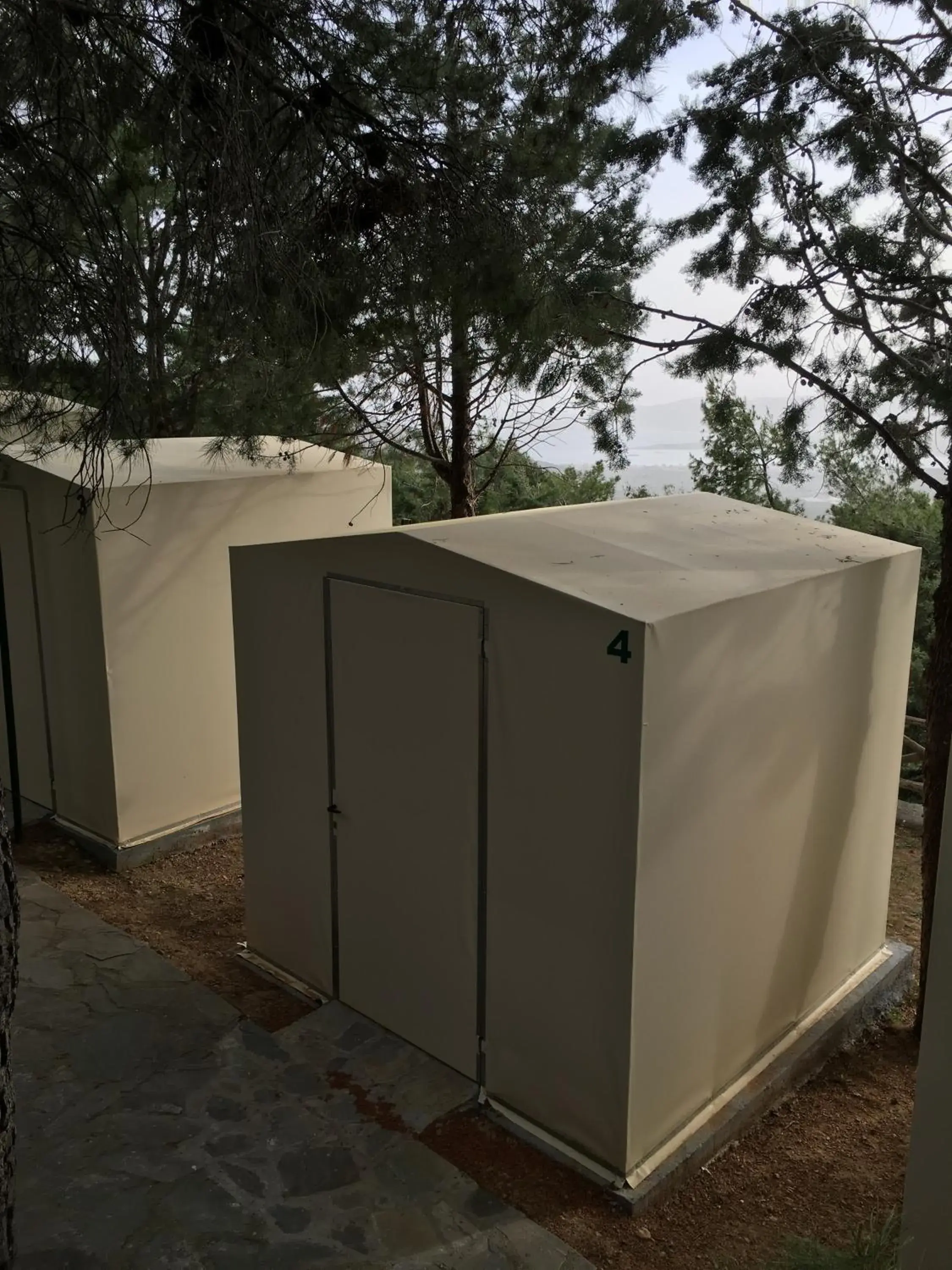 Bed in Dormitory Tent in Bungalow - Camping Apollon Bed in Dormitory Tent in Bungalow - Camping Apollon