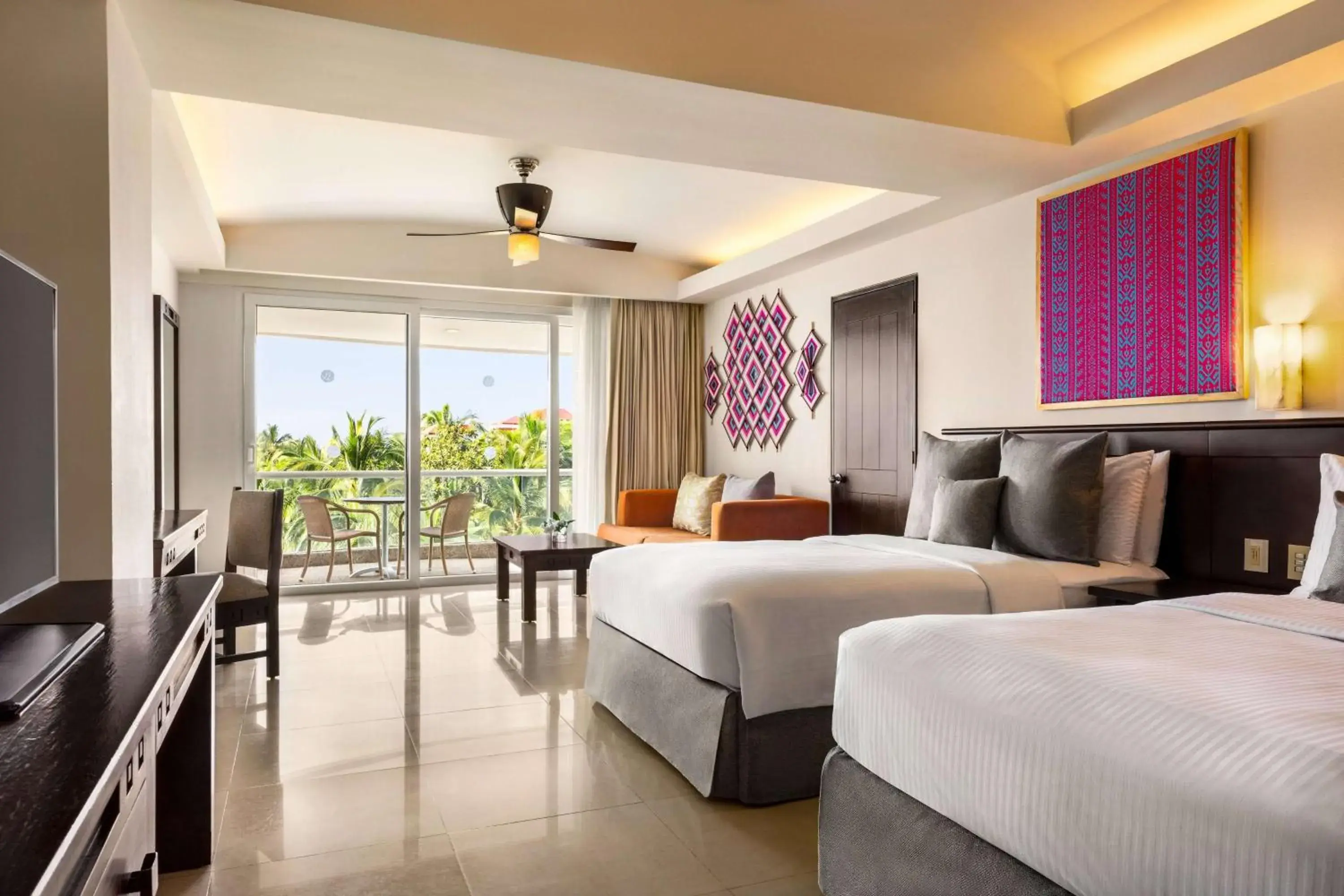 Junior Suite with Two Double Beds andTropical View - single occupancy in Wyndham Alltra Vallarta, All-Inclusive Resort Junior Suite with Two Double Beds andTropical View - single occupancy in Wyndham Alltra Vallarta, All-Inclusive Resort