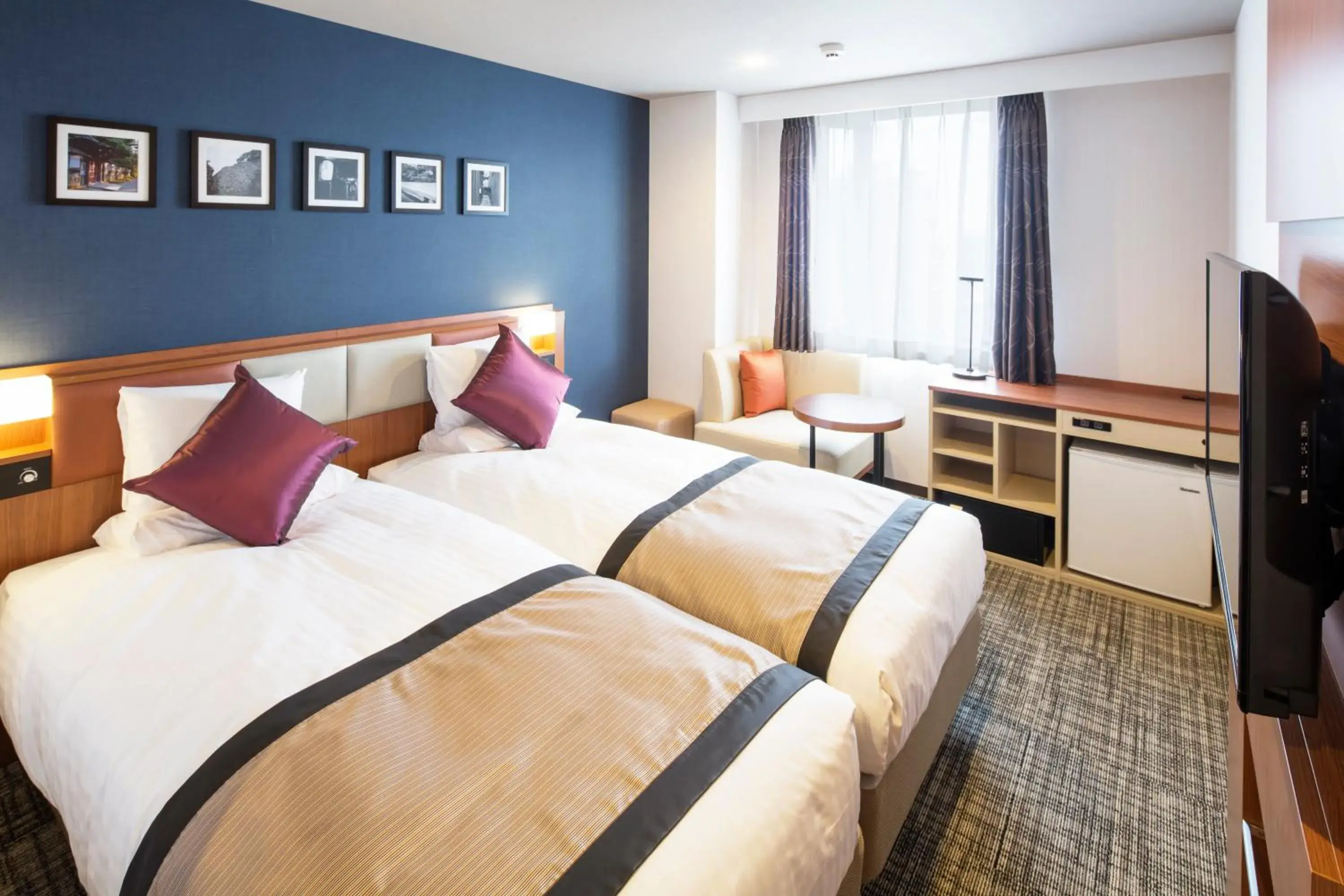 Hollywood Twin Room - single occupancy - Non-Smoking in HOTEL MYSTAYS Kanazawa Castle Hollywood Twin Room - single occupancy - Non-Smoking in HOTEL MYSTAYS Kanazawa Castle