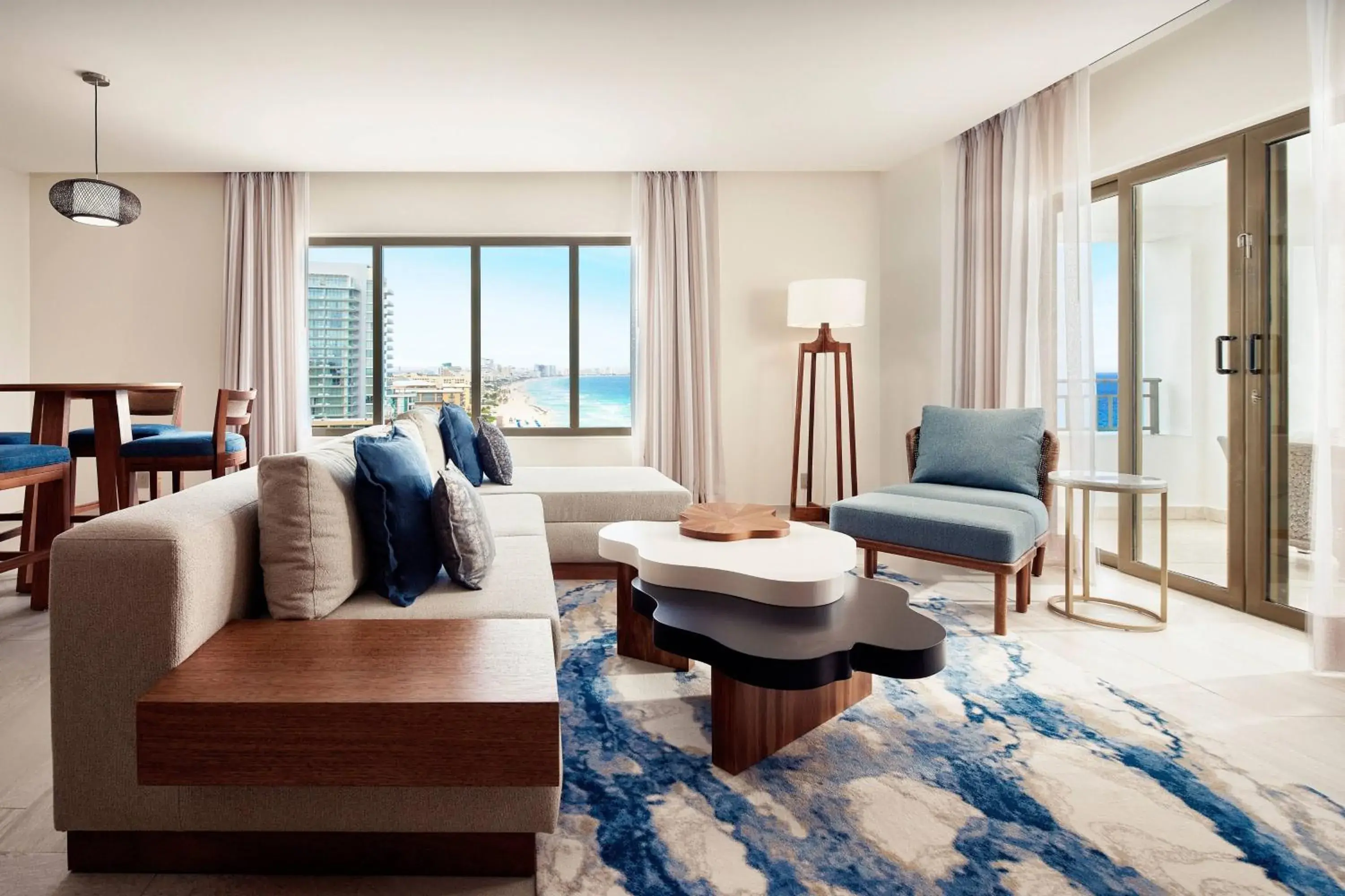 Grand Ocean Front Suite, 1 Bedroom Larger Suite, Oceanfront in JW Marriott Cancun Resort & Spa Grand Ocean Front Suite, 1 Bedroom Larger Suite, Oceanfront in JW Marriott Cancun Resort & Spa