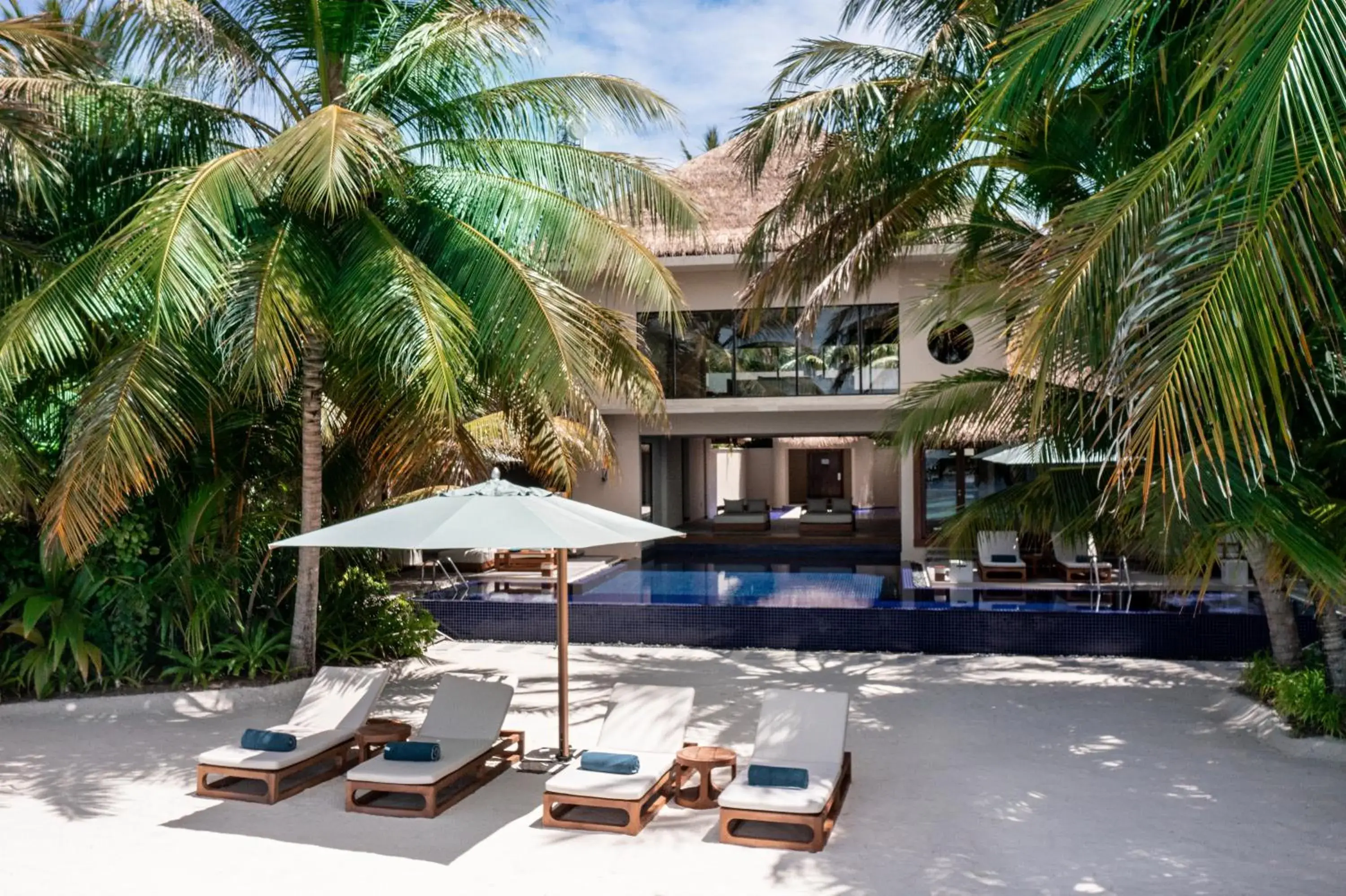 Three Bedroom Beach Pavilion with Pool in Huvafen Fushi Three Bedroom Beach Pavilion with Pool in Huvafen Fushi