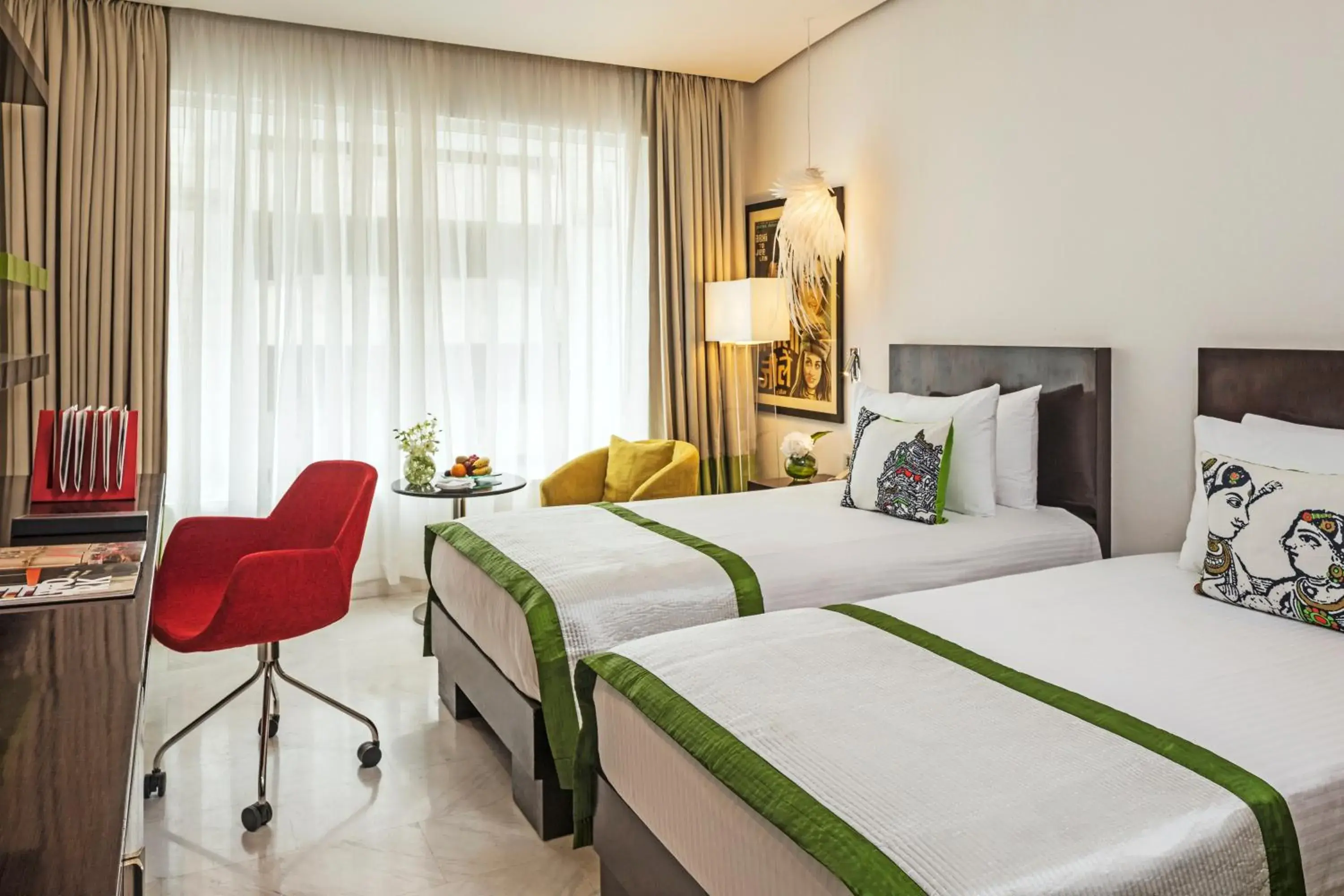 Luxury Twin Room with 15% Discount on F&B, 10% discount on Airport Transfers and Spa service - single occupancy in The Park Chennai Luxury Twin Room with 15% Discount on F&B, 10% discount on Airport Transfers and Spa service - single occupancy in The Park Chennai