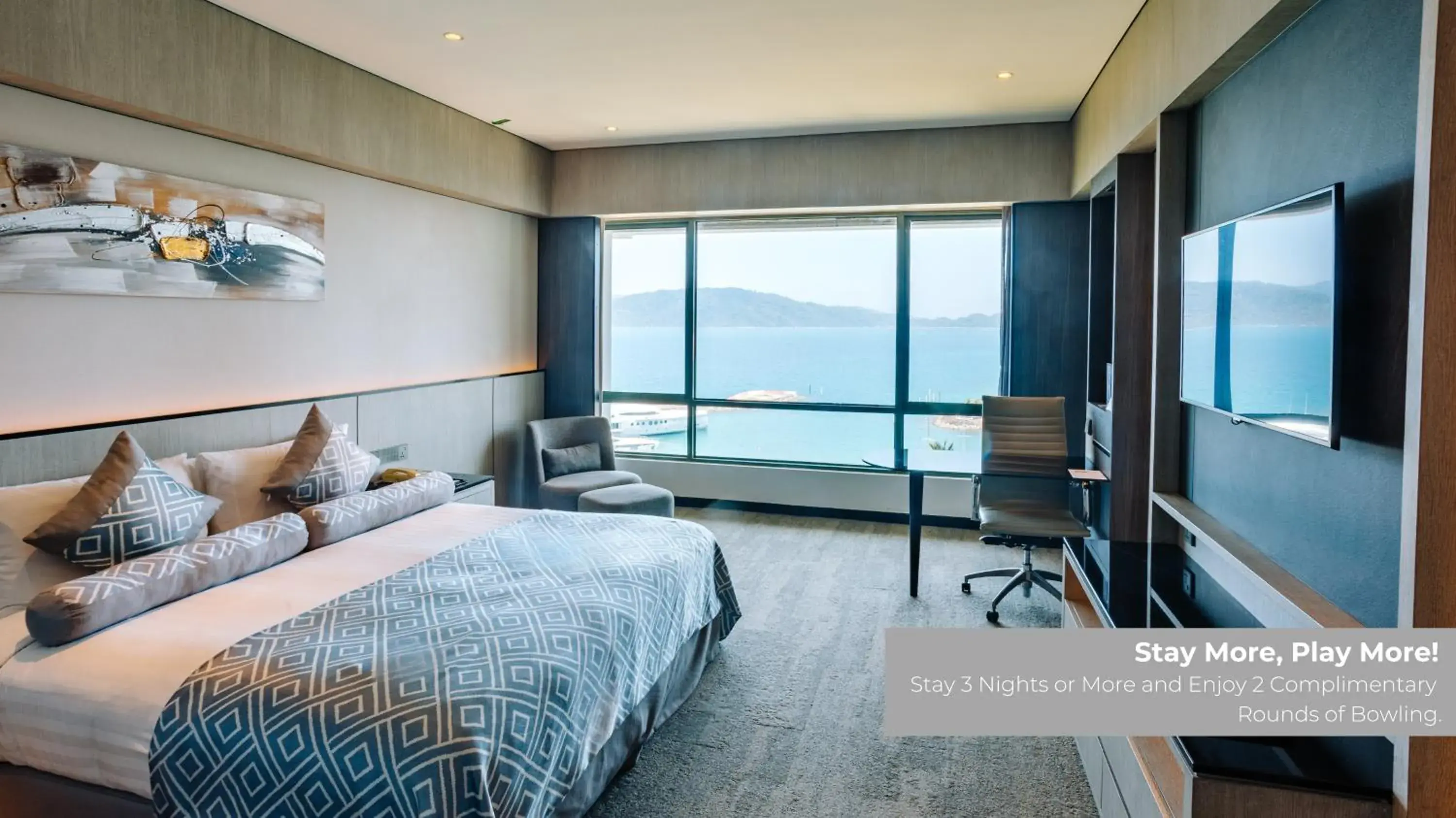 Deluxe Sea View King in The Pacific Sutera Hotel Deluxe Sea View King in The Pacific Sutera Hotel